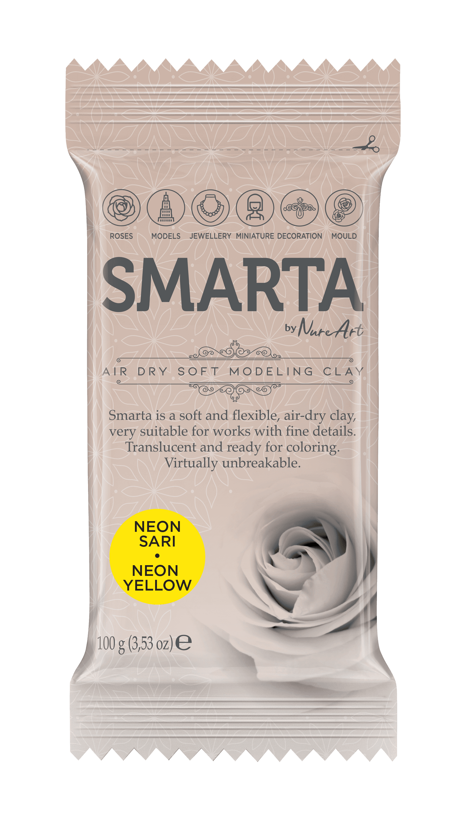 Smarta™ Modelleme Hamuru 100gr - Neon Sarı
