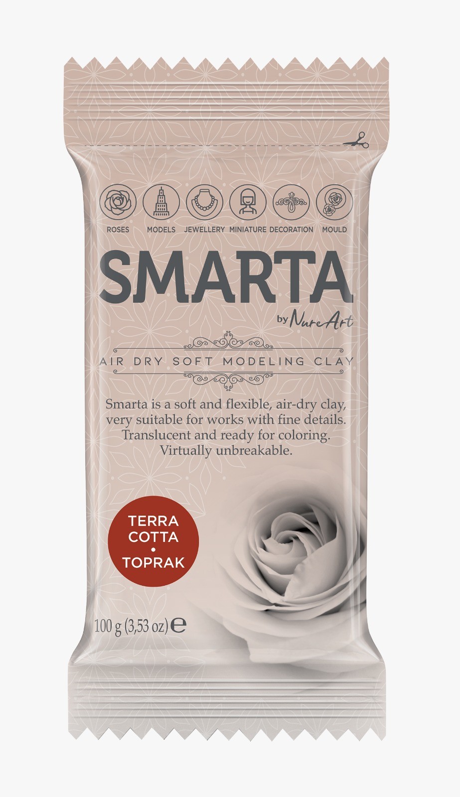 Smarta™ Modelleme Hamuru 100gr - Toprak Rengi