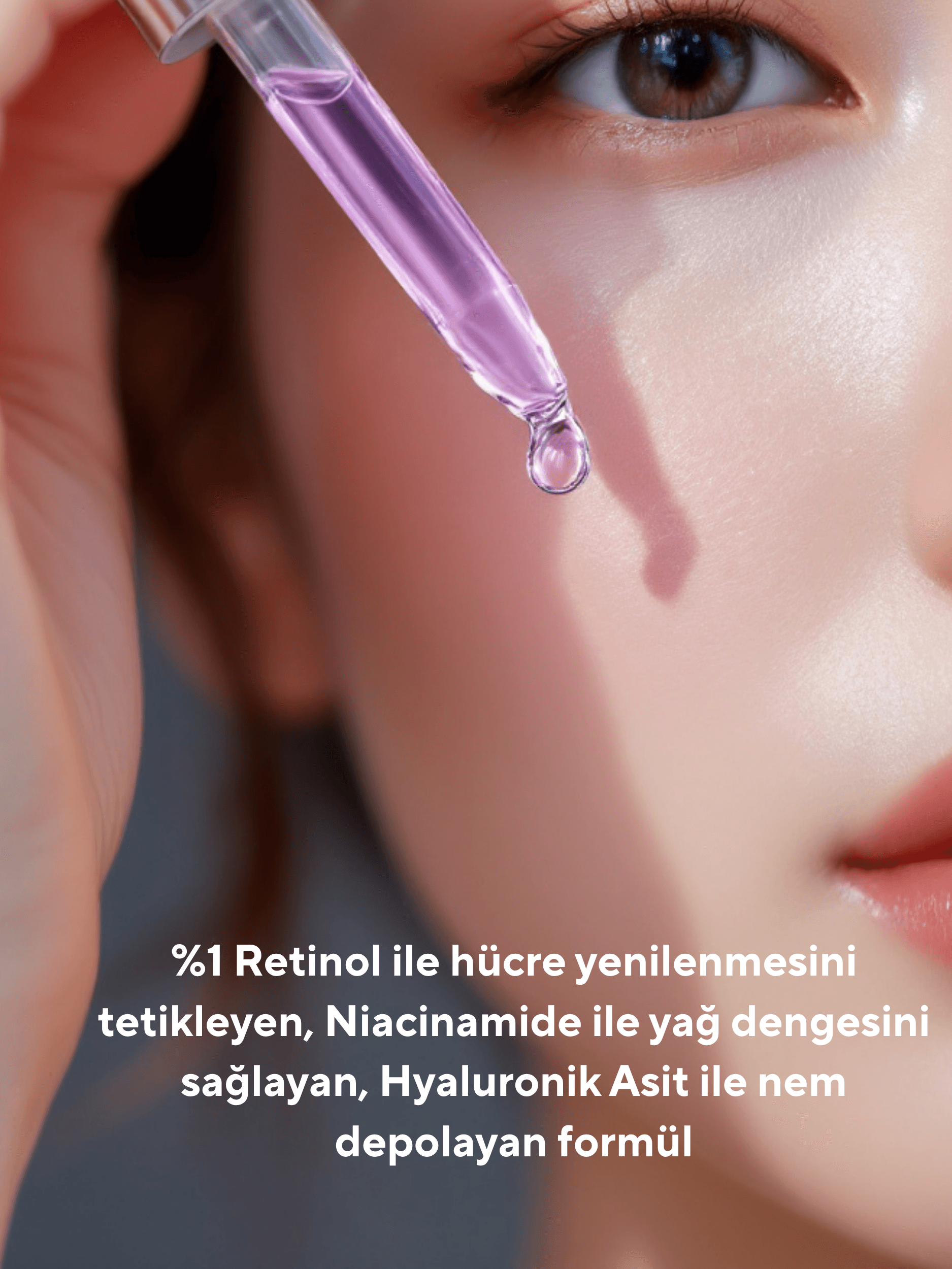 GLONE Retinol Yenileyici Gece Serumu 30ml | Retinol, Niacinamide & Hyaluronik Asit İçeren Anti-Aging Serum | Kırışıklık Karşıtı ve Nem Dengesi