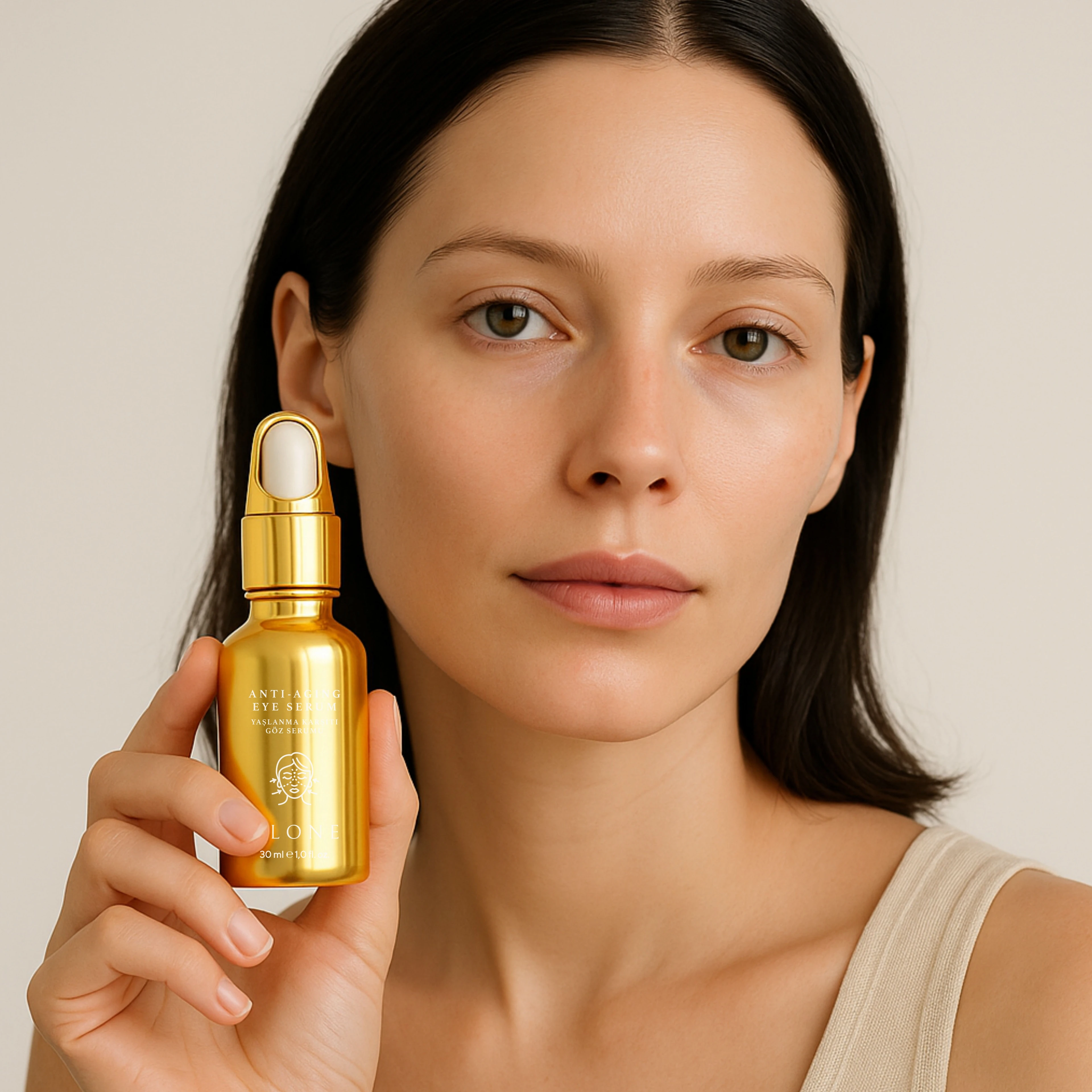 Yoğun Anti Aging Göz Serumu 30ml | Kollajen I+III & Glutatyon & Somon DNA İle Anında Etki 