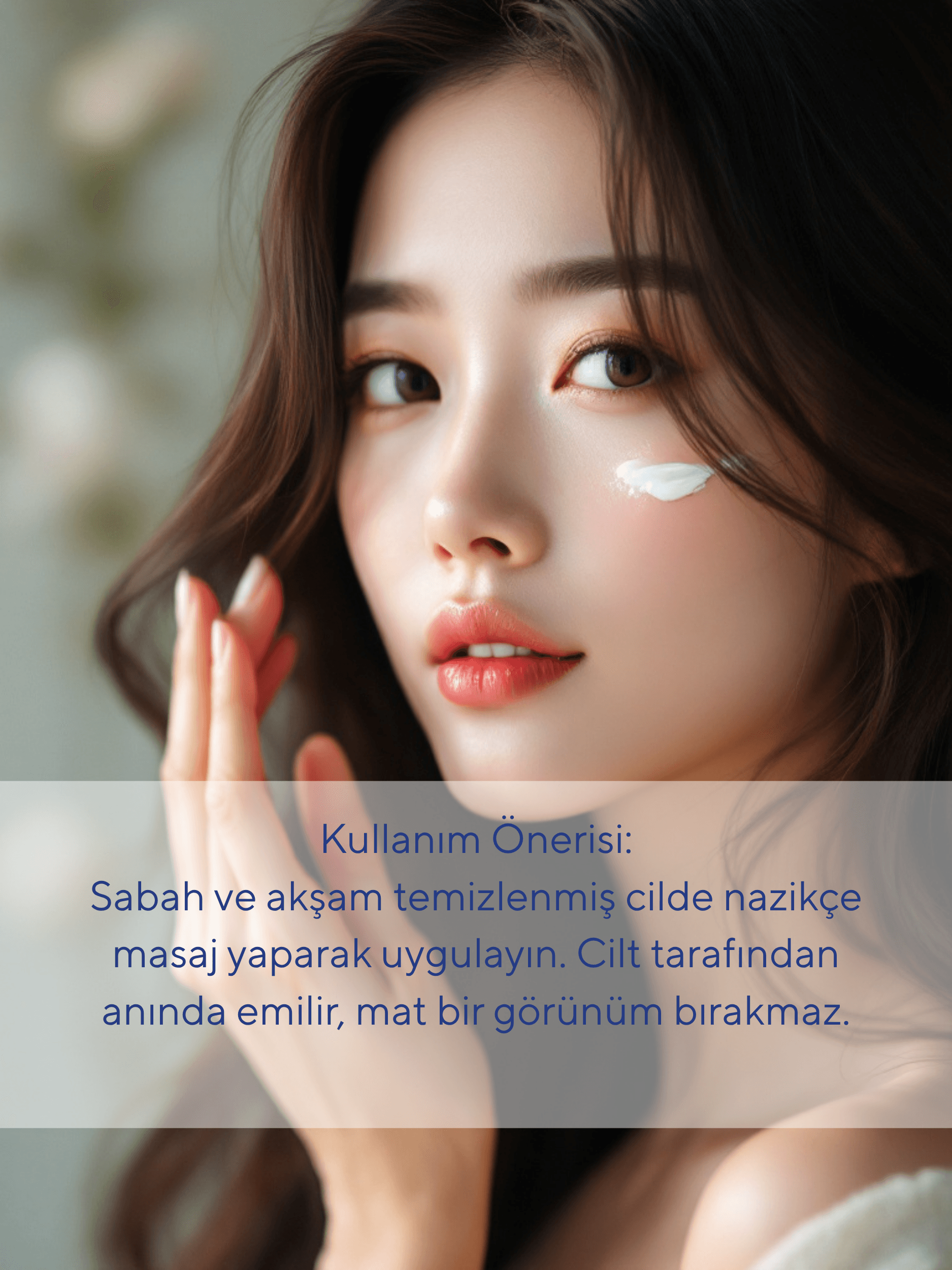 GLONE Nemlendirici Yüz Kremi 100ml | Ginseng, Allantoin & Hyaluronik Asit İçeren Yoğun Nemlendirici | Tüm Cilt Tipleri İçin Onarıcı Bakım