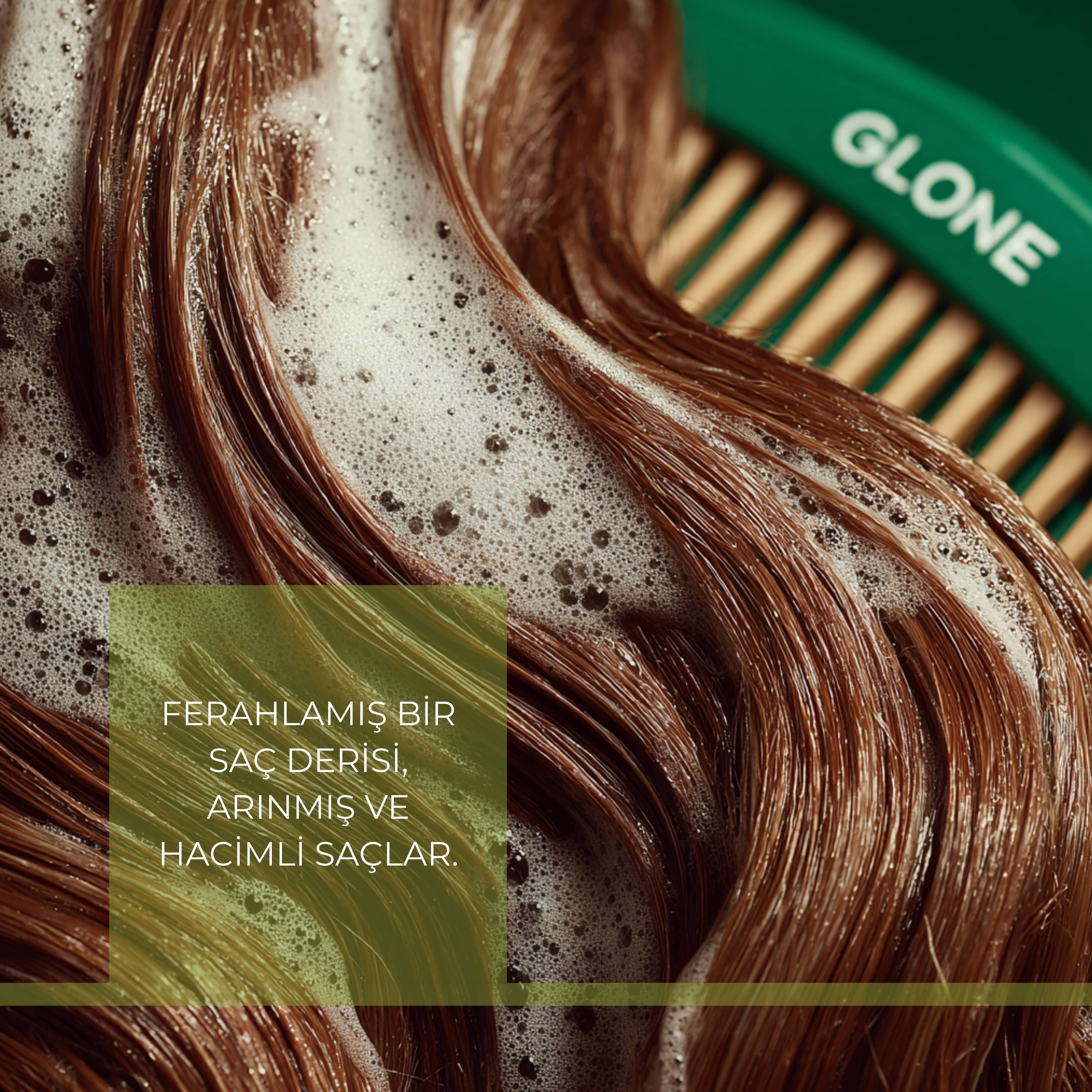 GLONE Biberiye Şampuan 250ml | %3 Procapil + Biotin İçeren Saç Dökülmesi Karşıtı & Güçlendirici Şampuan | Bitkisel Formül ile Saç Uzatma ve Nem Dengesi