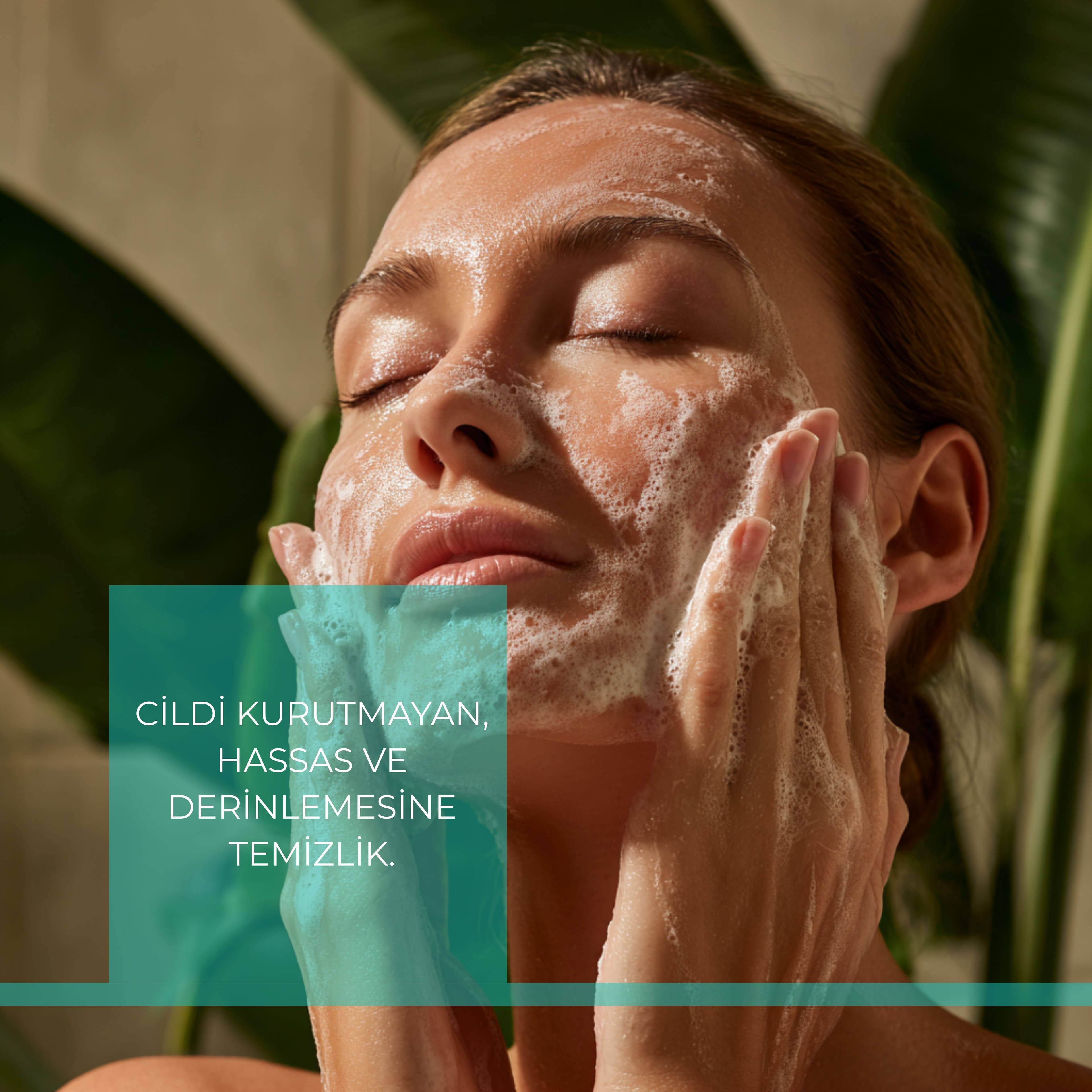 GLONE Termal Yüz Yıkama Jeli 200ml | Laktik Asit, Mentol & Çay Ağacı Yağı İçeren Derinlemesine Arındırıcı Jel | Tüm Cilt Tipleri İçin Ferahlık ve Gözenek Temizliği