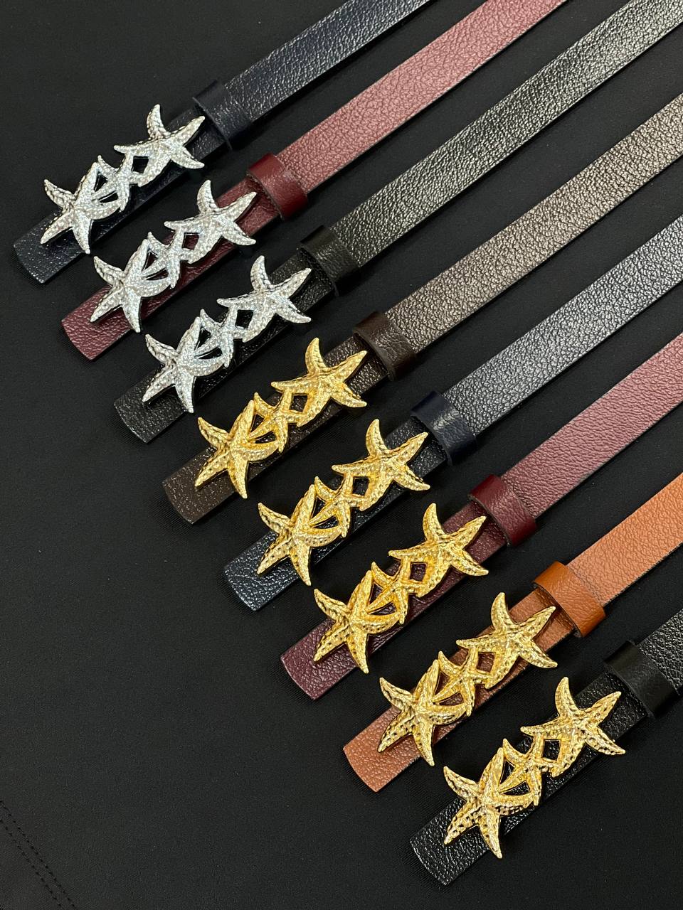 Yıldız Tokalı Kadın İnce Kemer