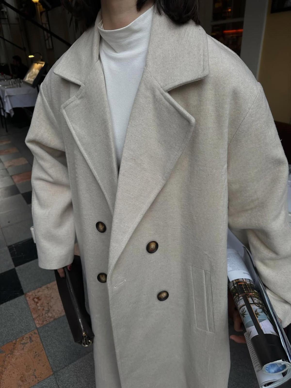 Premium Uzun Kaşe Kaban