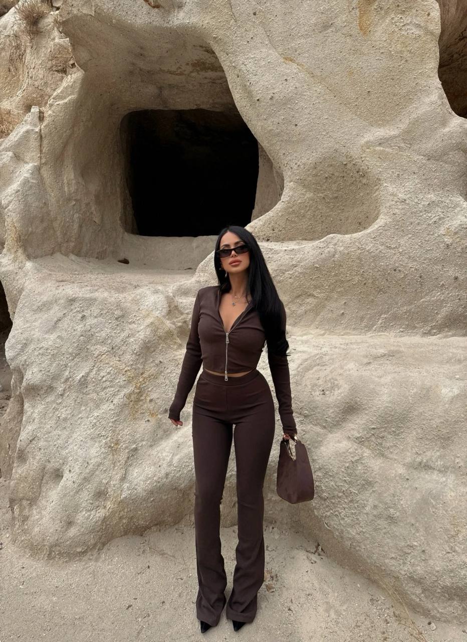 Lost Fermuarlı Sweatshirt Tayt Takım