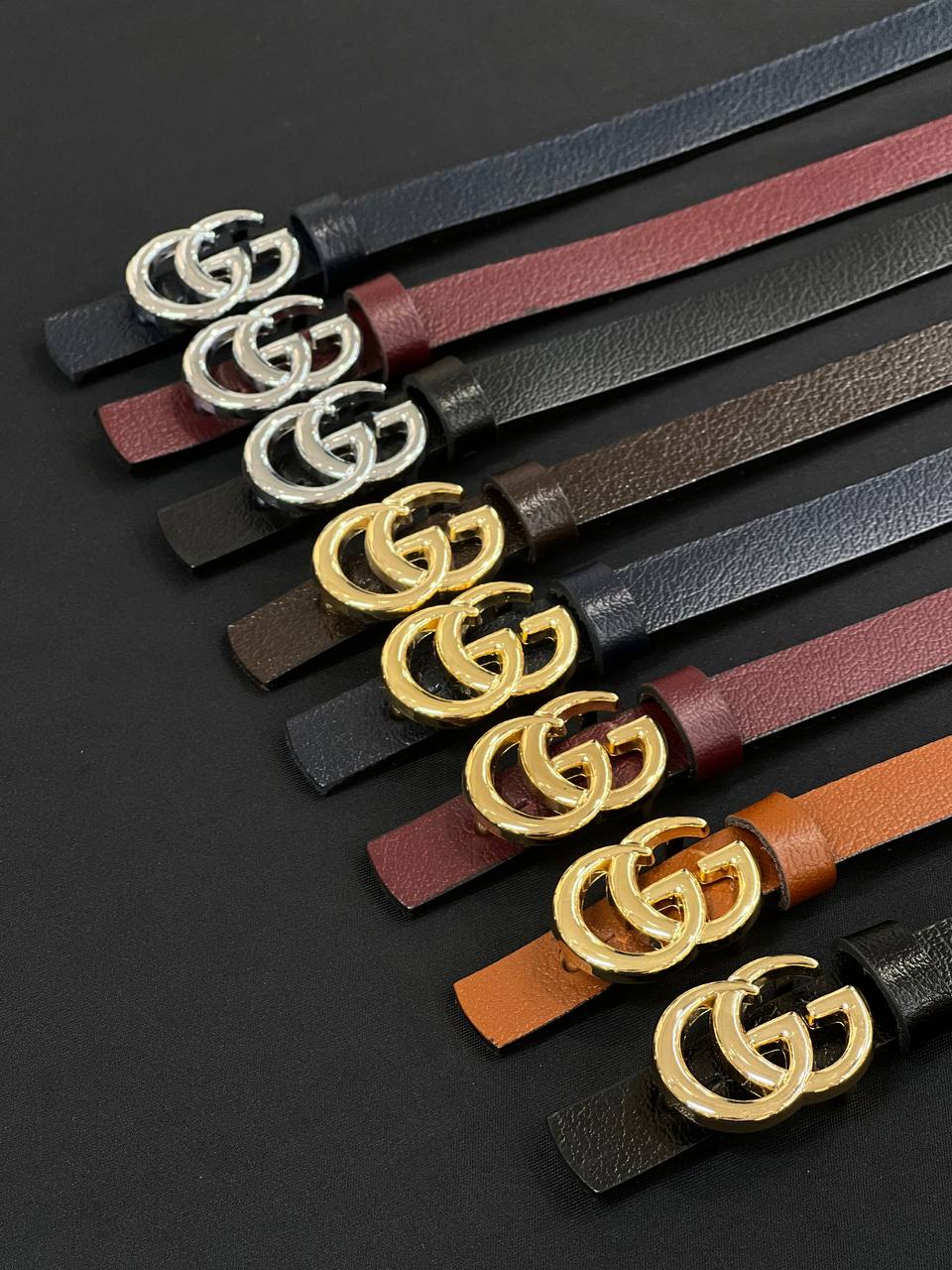 Marka Tokalı Kadın İnce Kemer