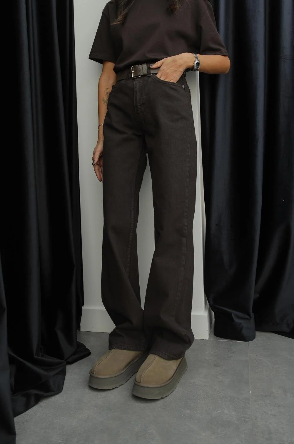 Acı Kahve Kuzmina Straight Jean