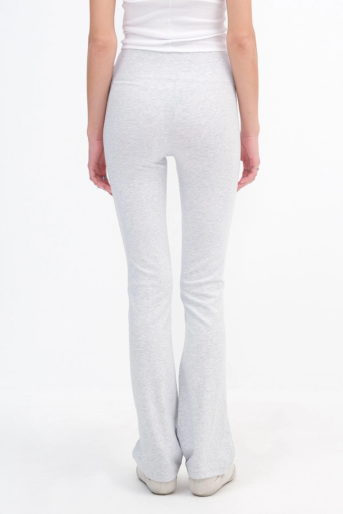 Geniş Bel Bantlı Modal Tayt 