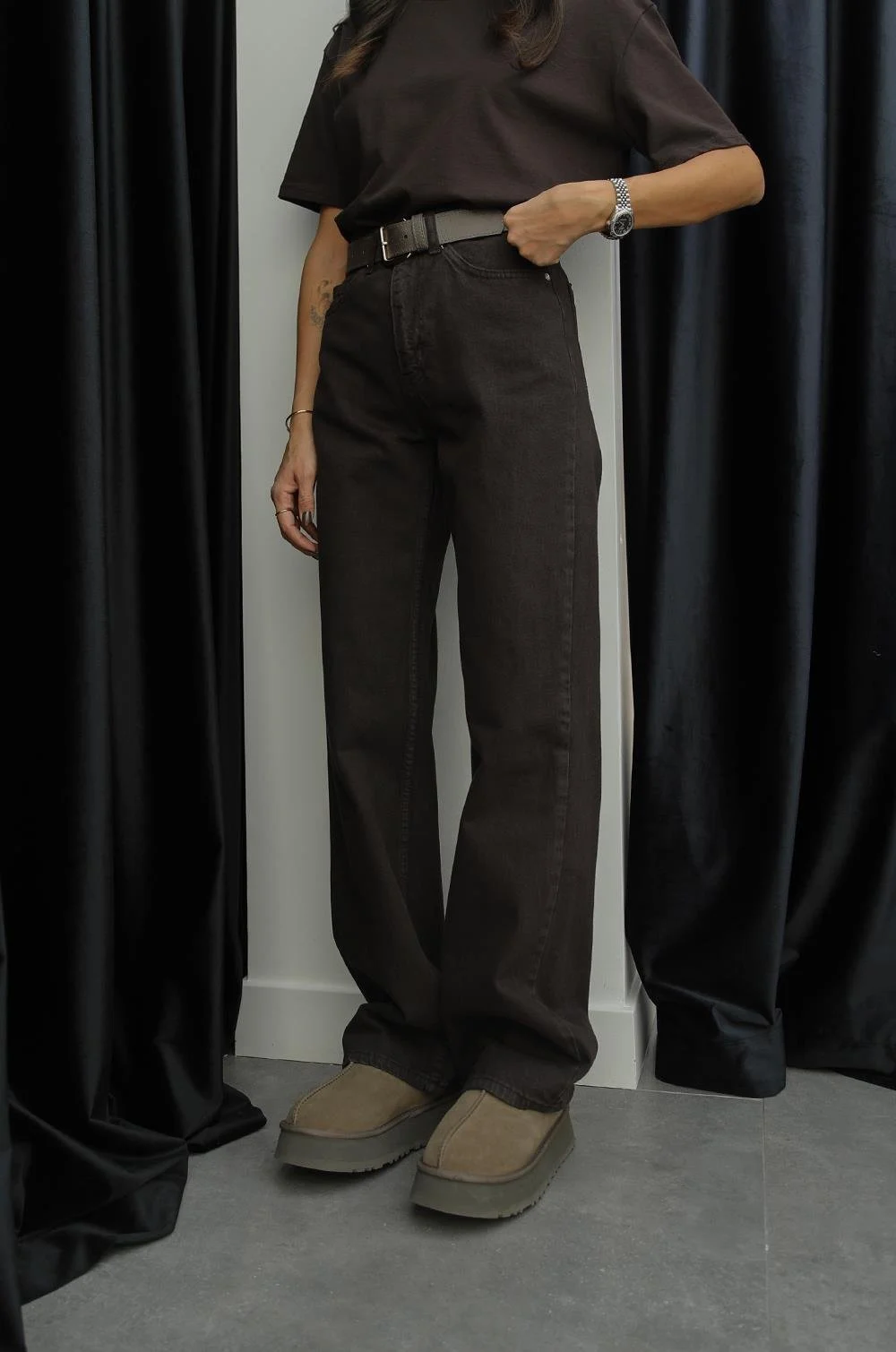 Acı Kahve Kuzmina Straight Jean