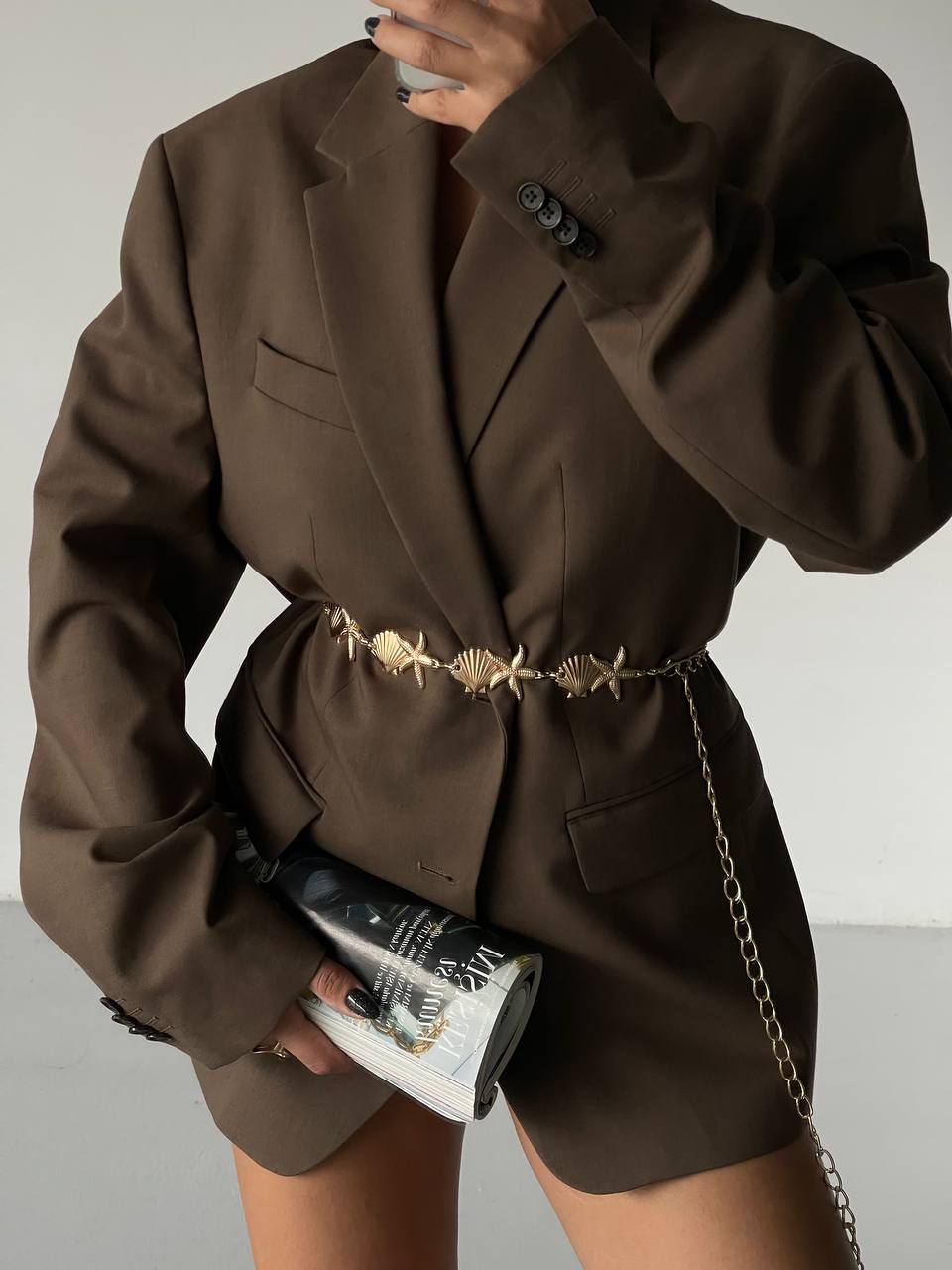 Balık Figürlü Kadın Bel Kemeri Bel Zinciri