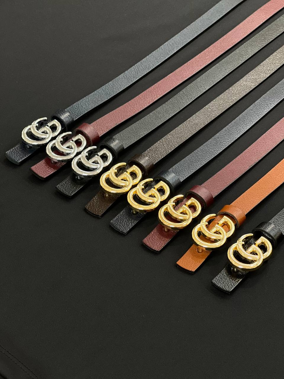 Marka Tokalı Kadın İnce Kemer