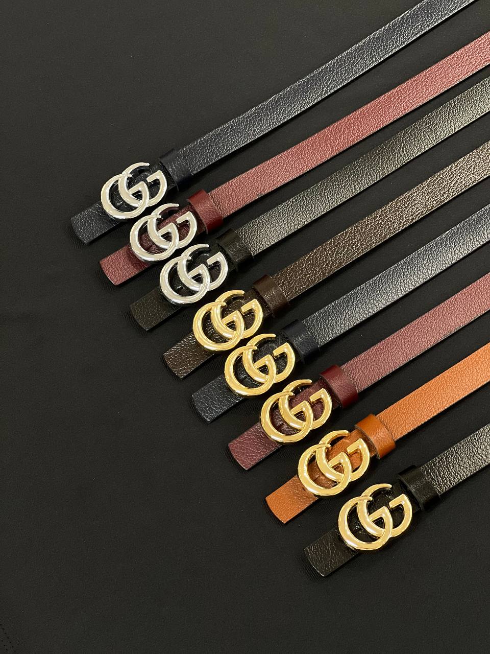 Marka Tokalı Kadın İnce Kemer