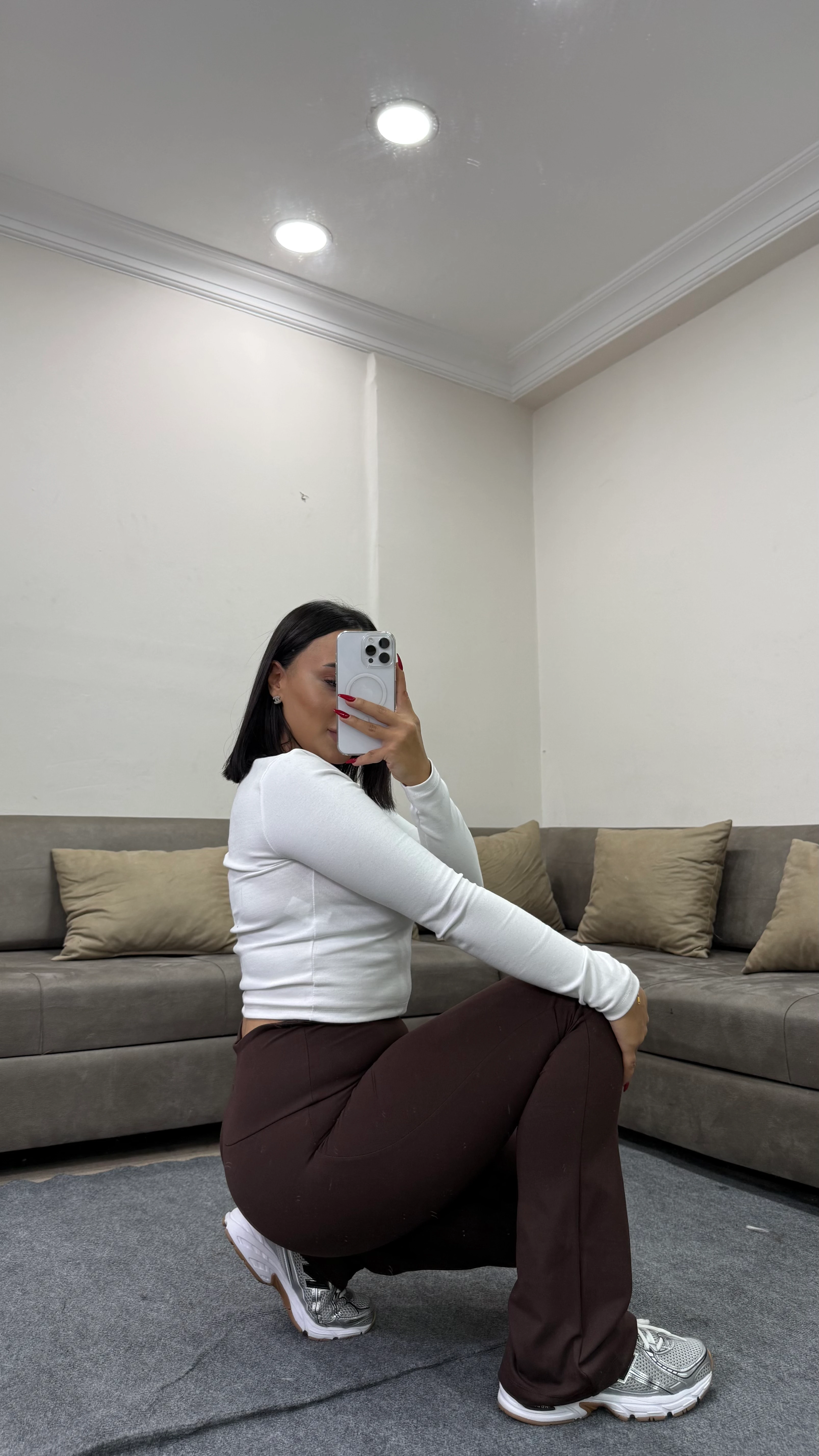 Kadın Oys Yeni Sezon Kumaş İspanyol Paça Tayt