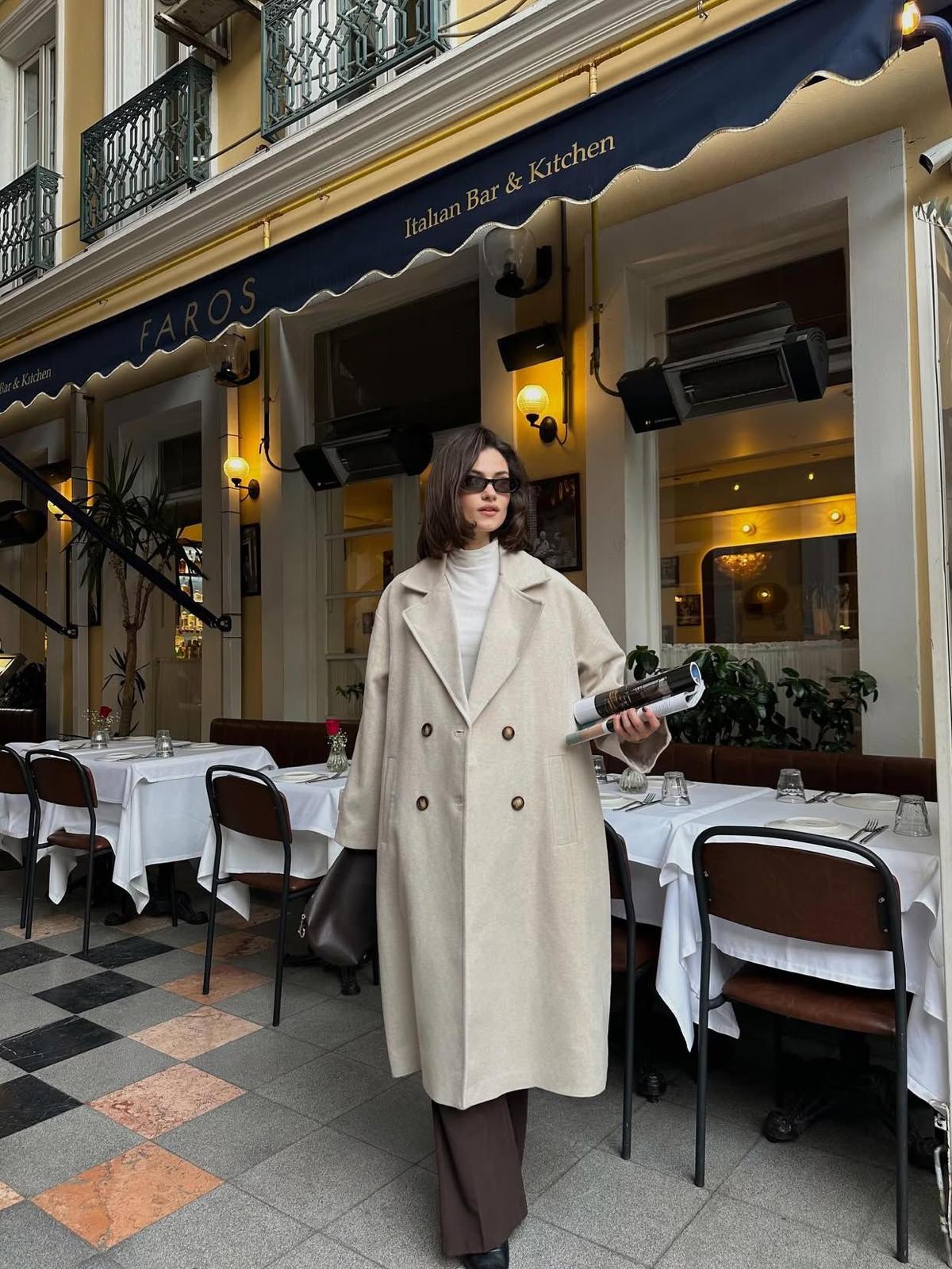 Premium Uzun Kaşe Kaban