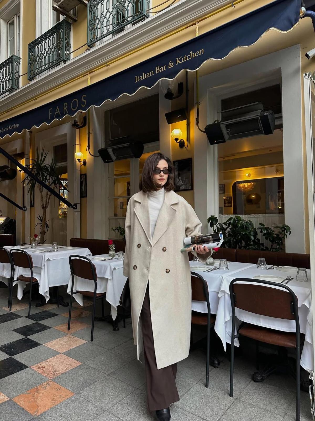 Premium Uzun Kaşe Kaban