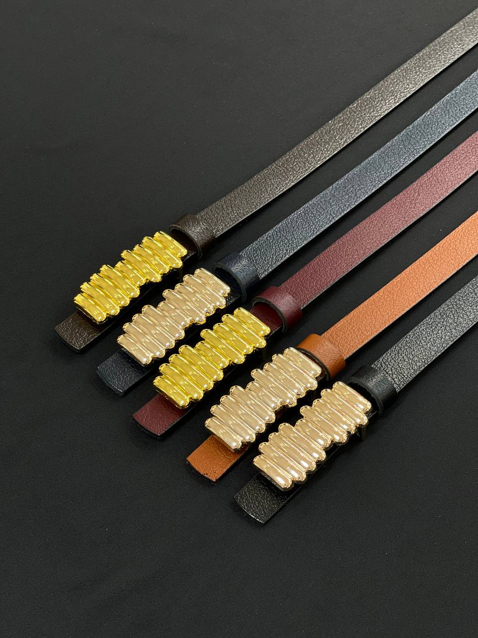 Gold Aksesuar Detaylı Kadın Kemer