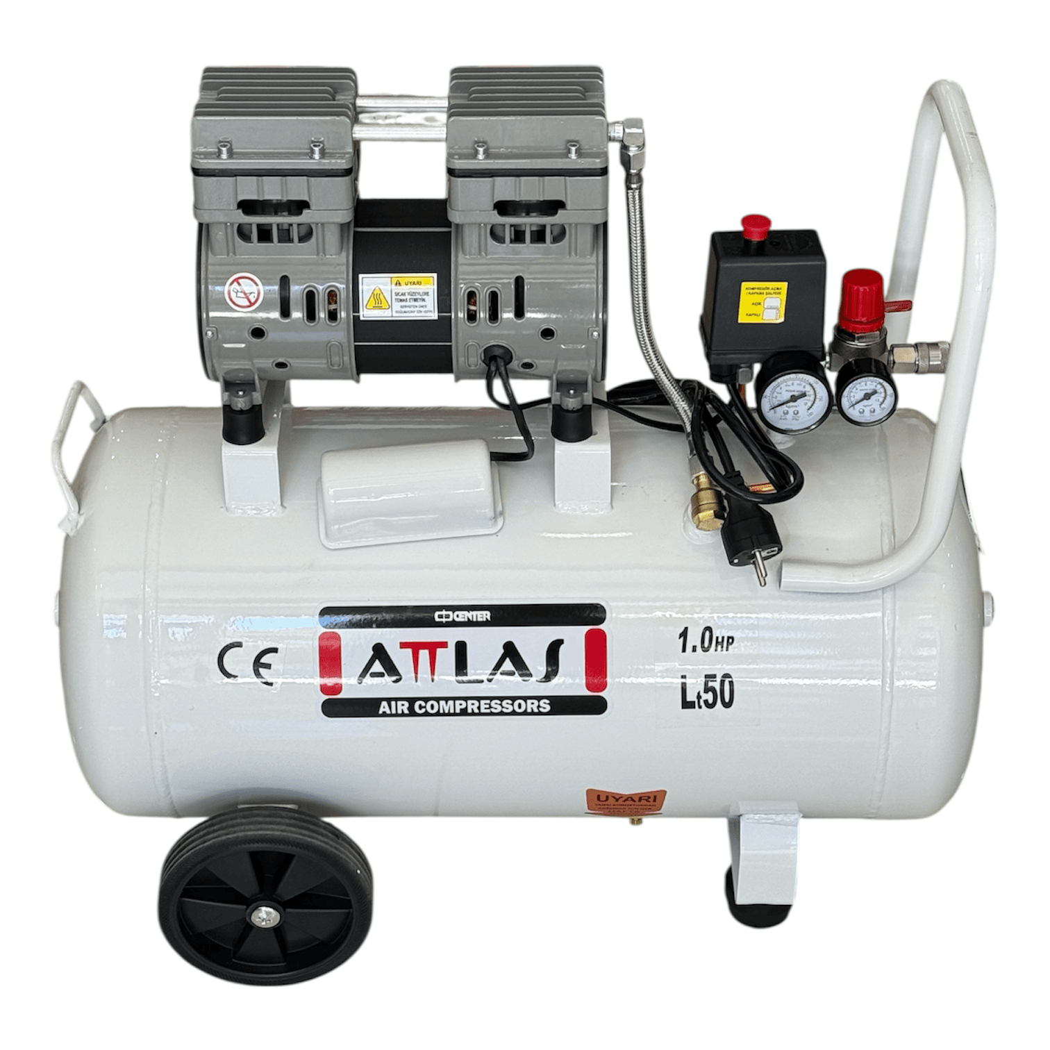 ATTLAS SC 1050J 2HP 50'lik Sessiz Monofaze Kompresör
