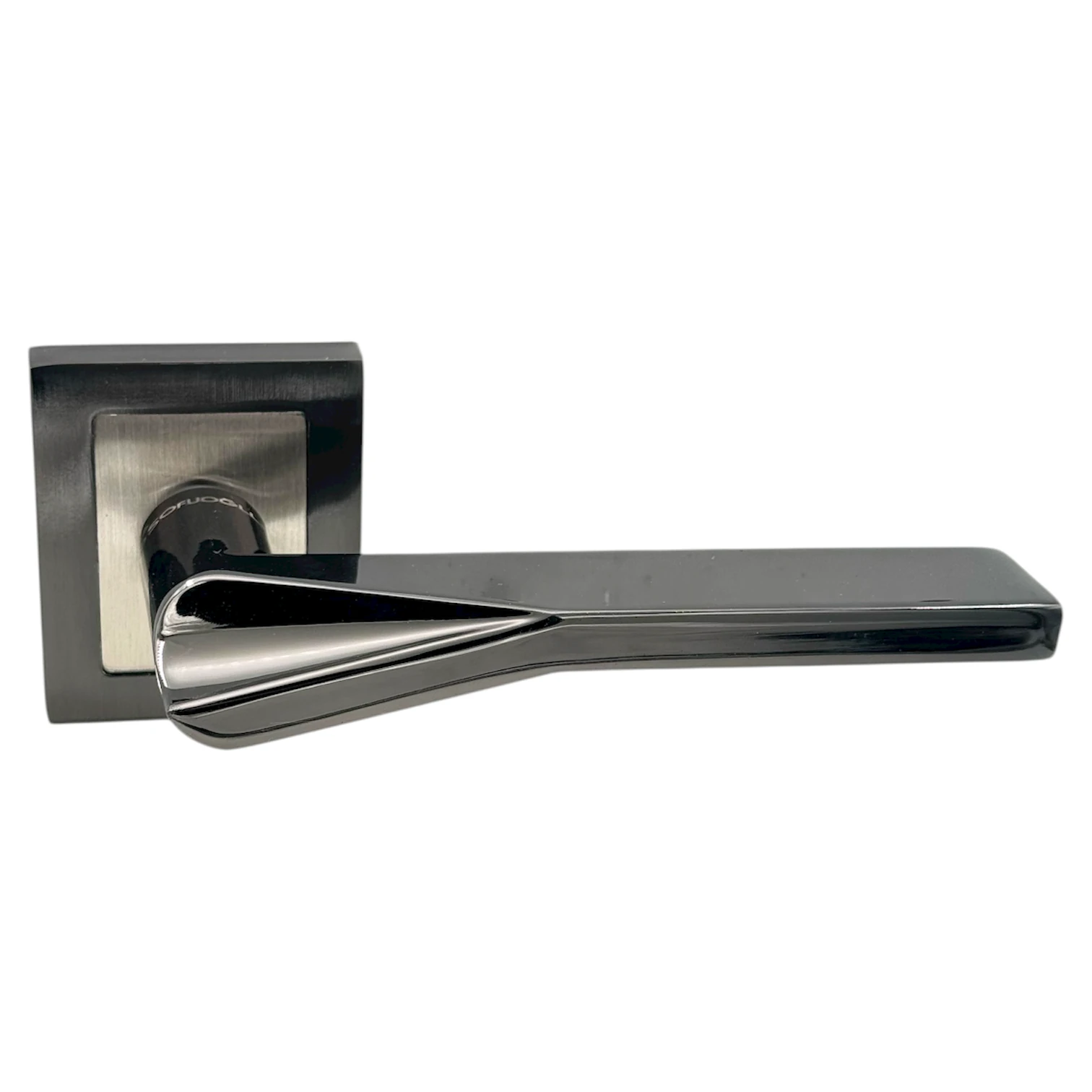 Sofuoğlu Almira Zamak Füme Saten Kare Rozetli Kapı Kolu