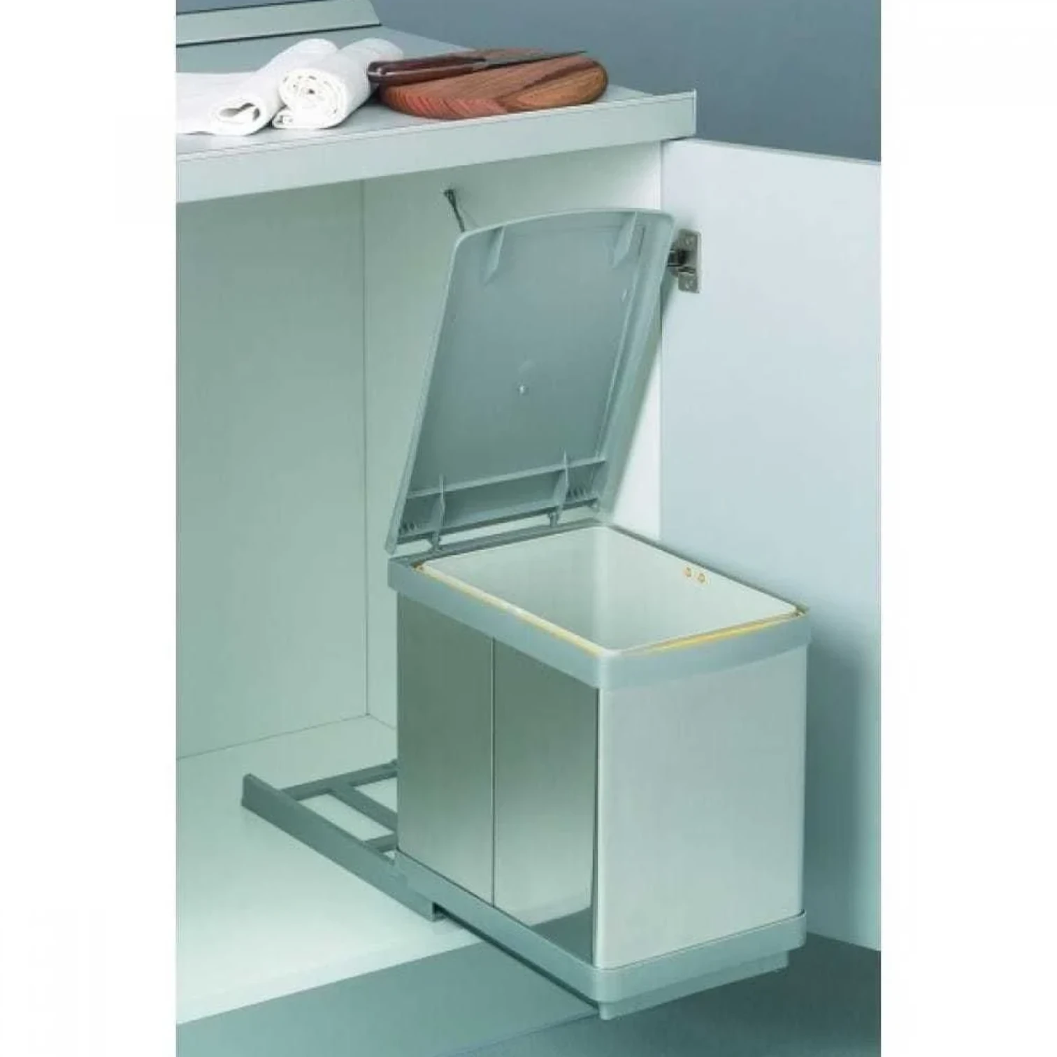 Hemaks 16Lt Raylı Çöp Kovası