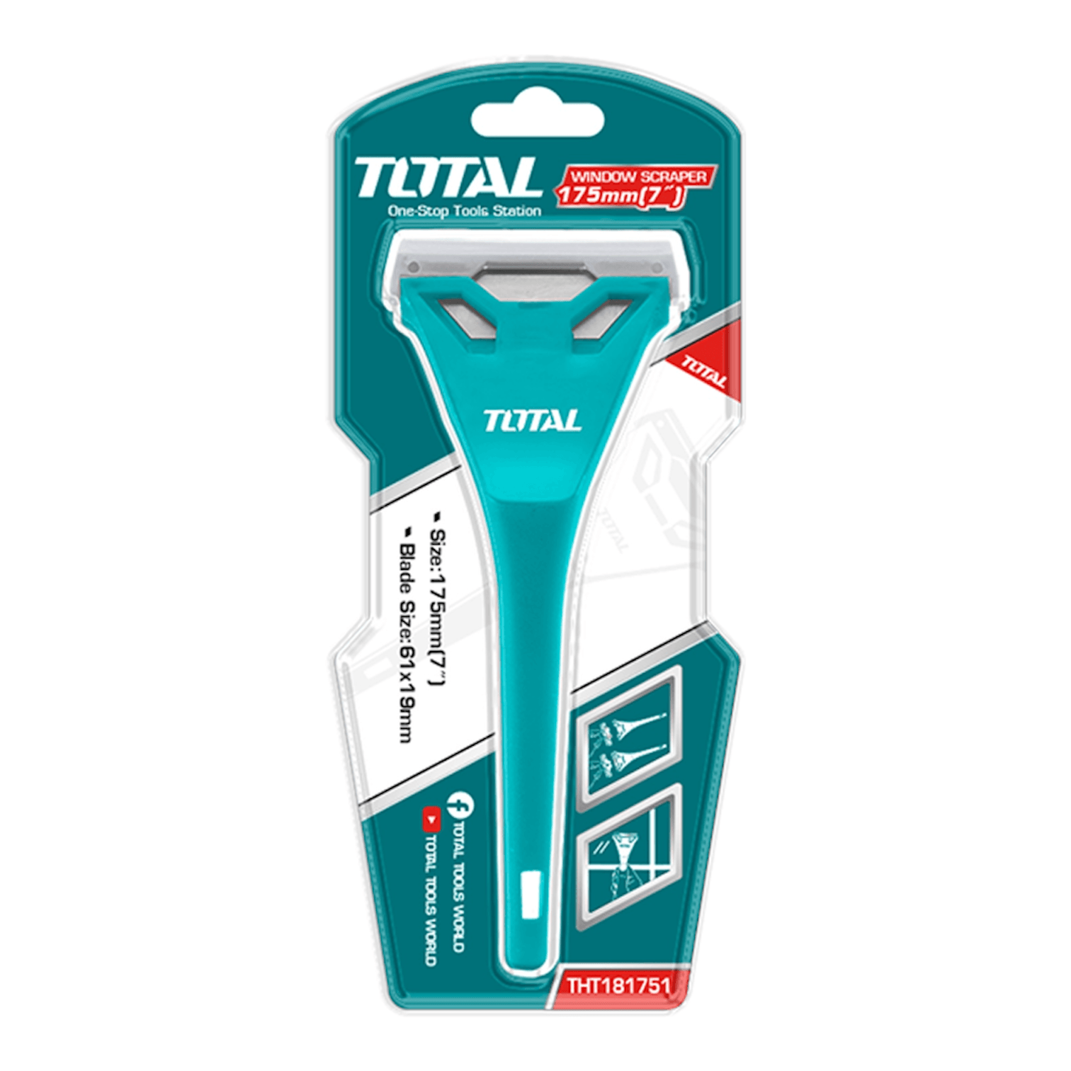 TOTAL Cam Kazıma Kısa -THT13362