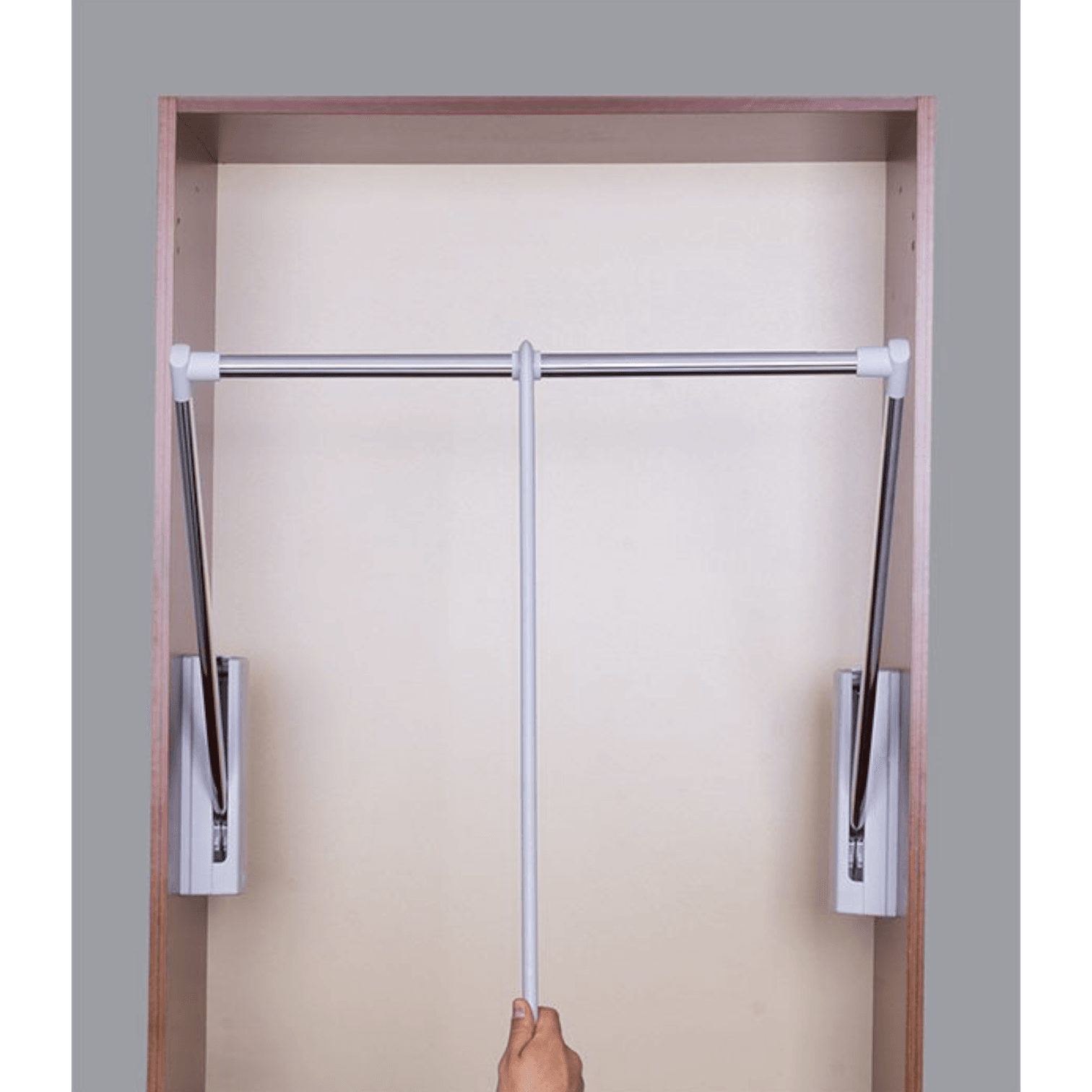 Hanger Lift Avangarde Antrasit Gardrop Asansörü 80-115cm 16kg