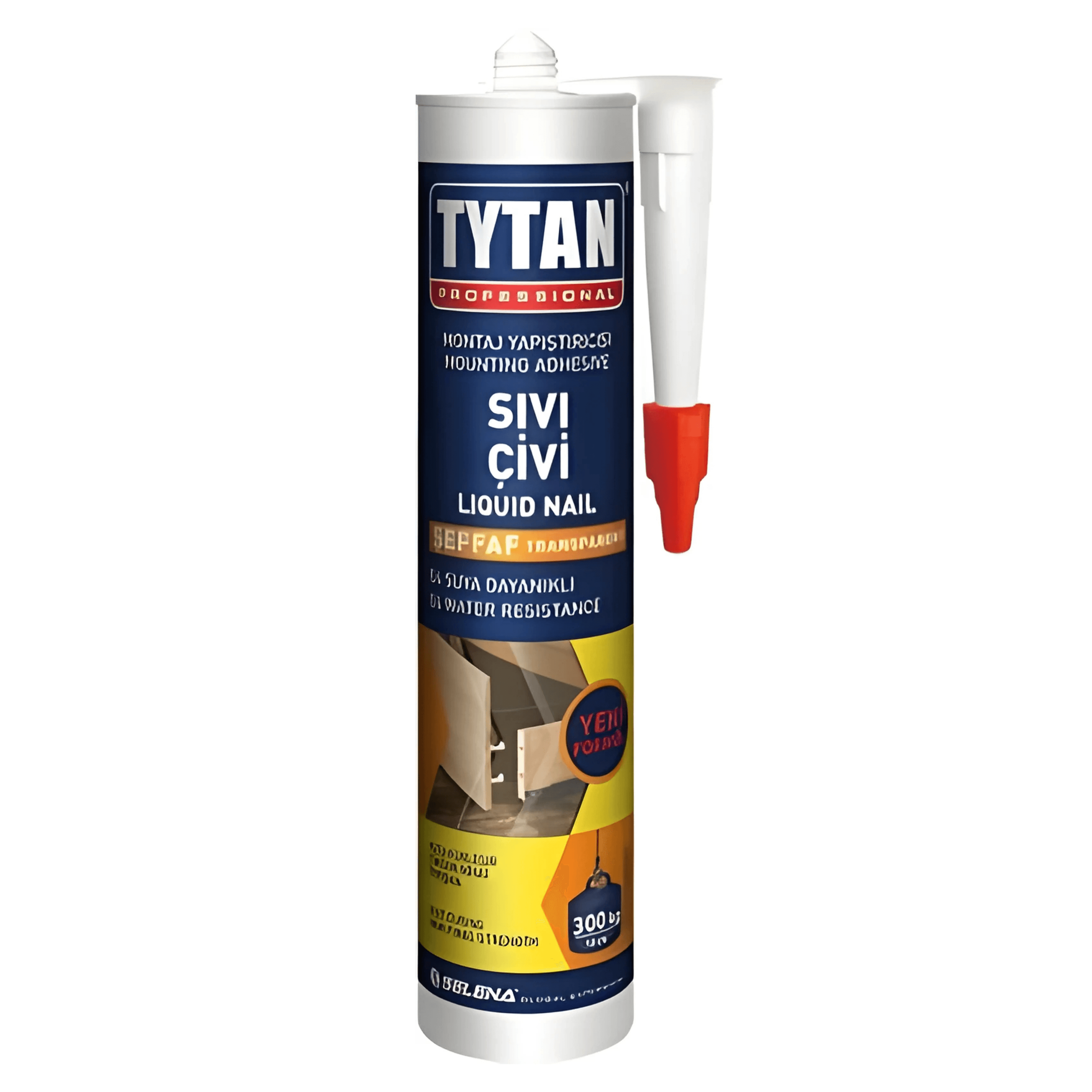 Tytan Professional Sıvı Çivi Hızlı Kürleşen Pu Yapıştırıcı Şeffaf 300ml