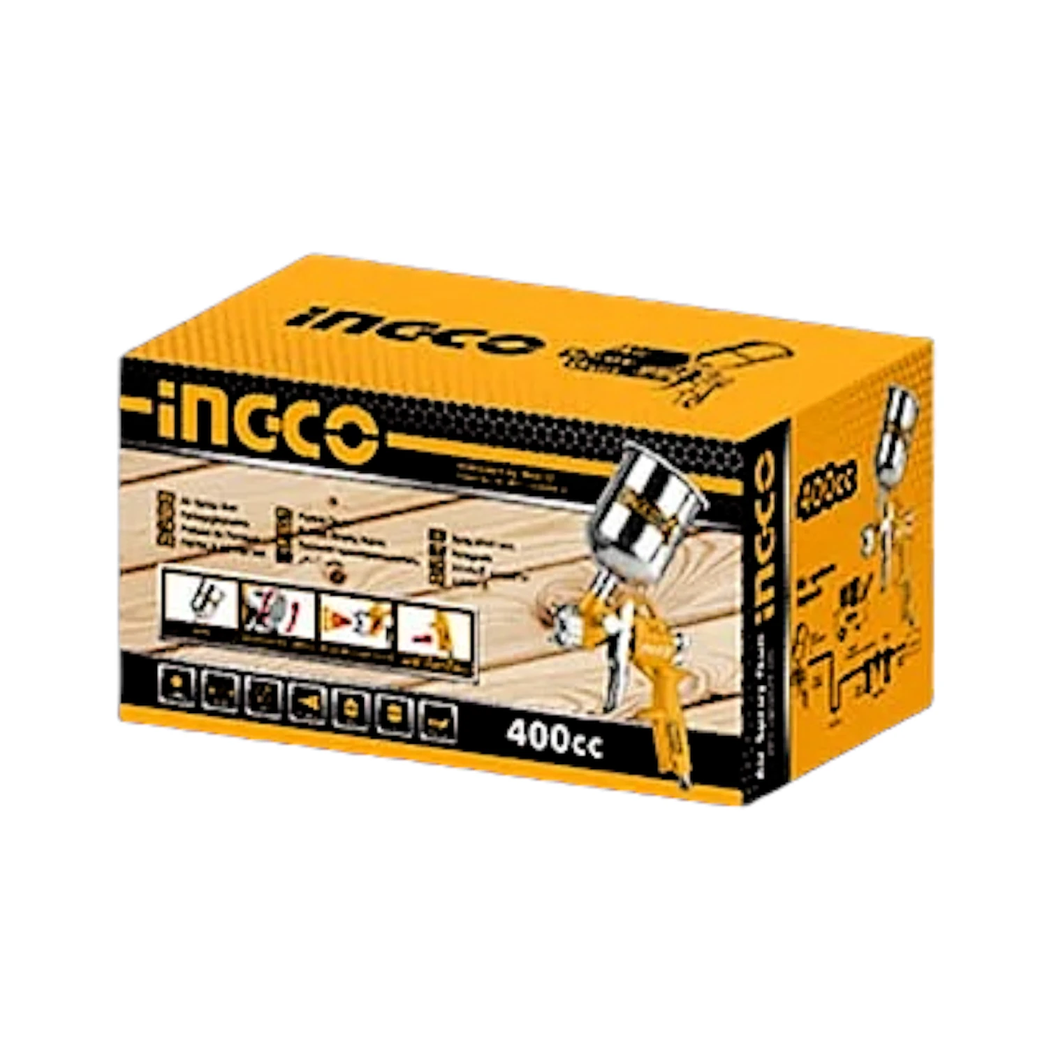 INGCO Havalı Boya Tabancası 400cc ING-ASG4041