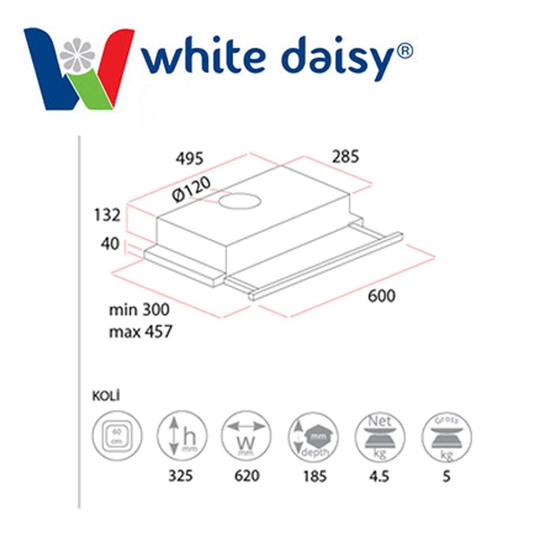 White Daisy Beyaz F2 Aspiratör