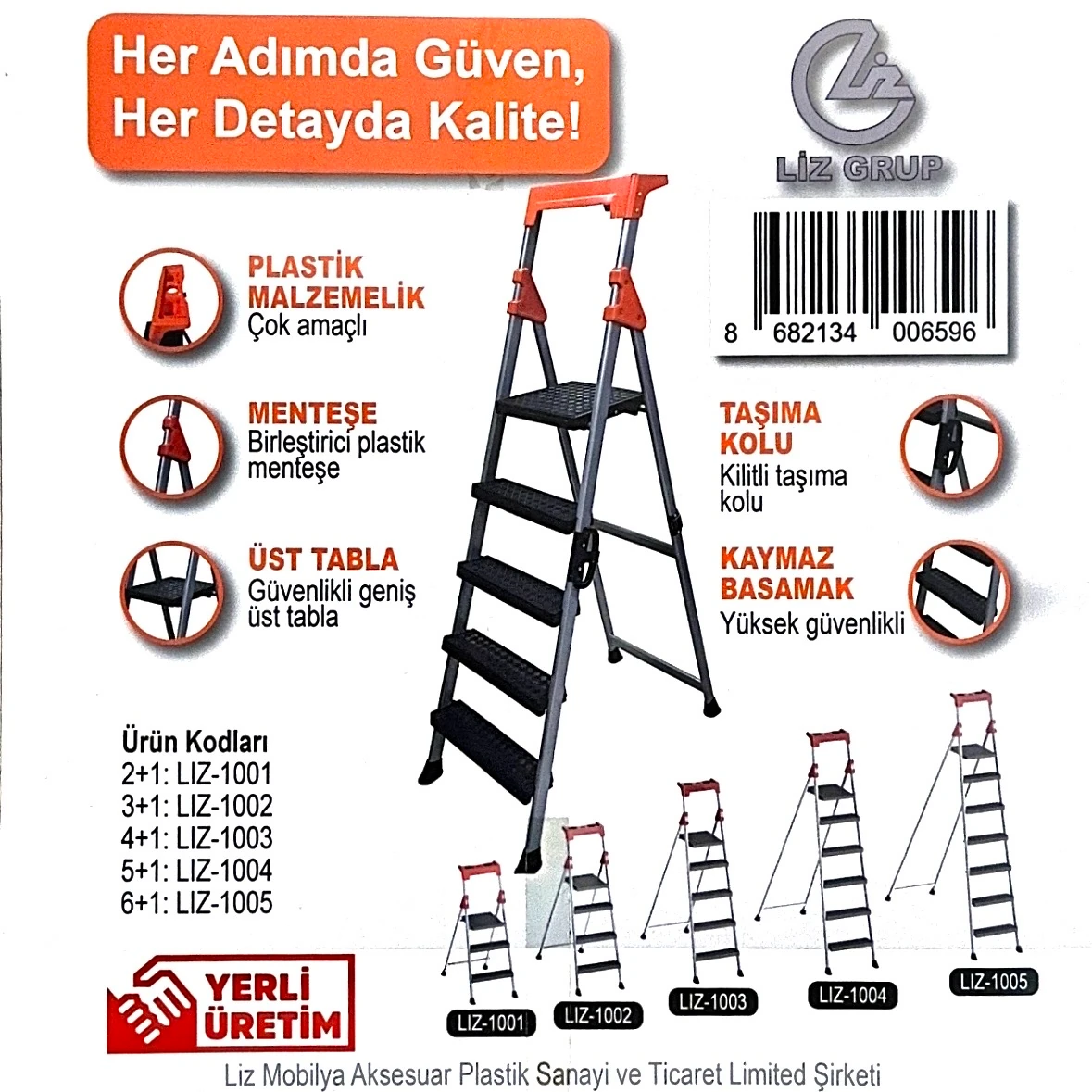 Liz Taşınabilir Merdiven