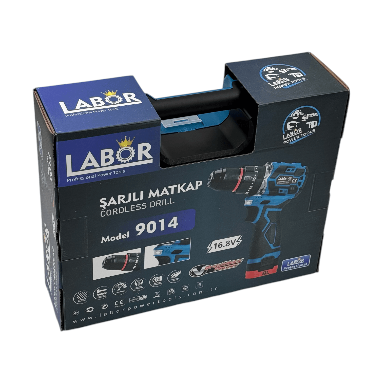 LABOR 9014 16,8V Şarjlı Matkap 2.0 Amper