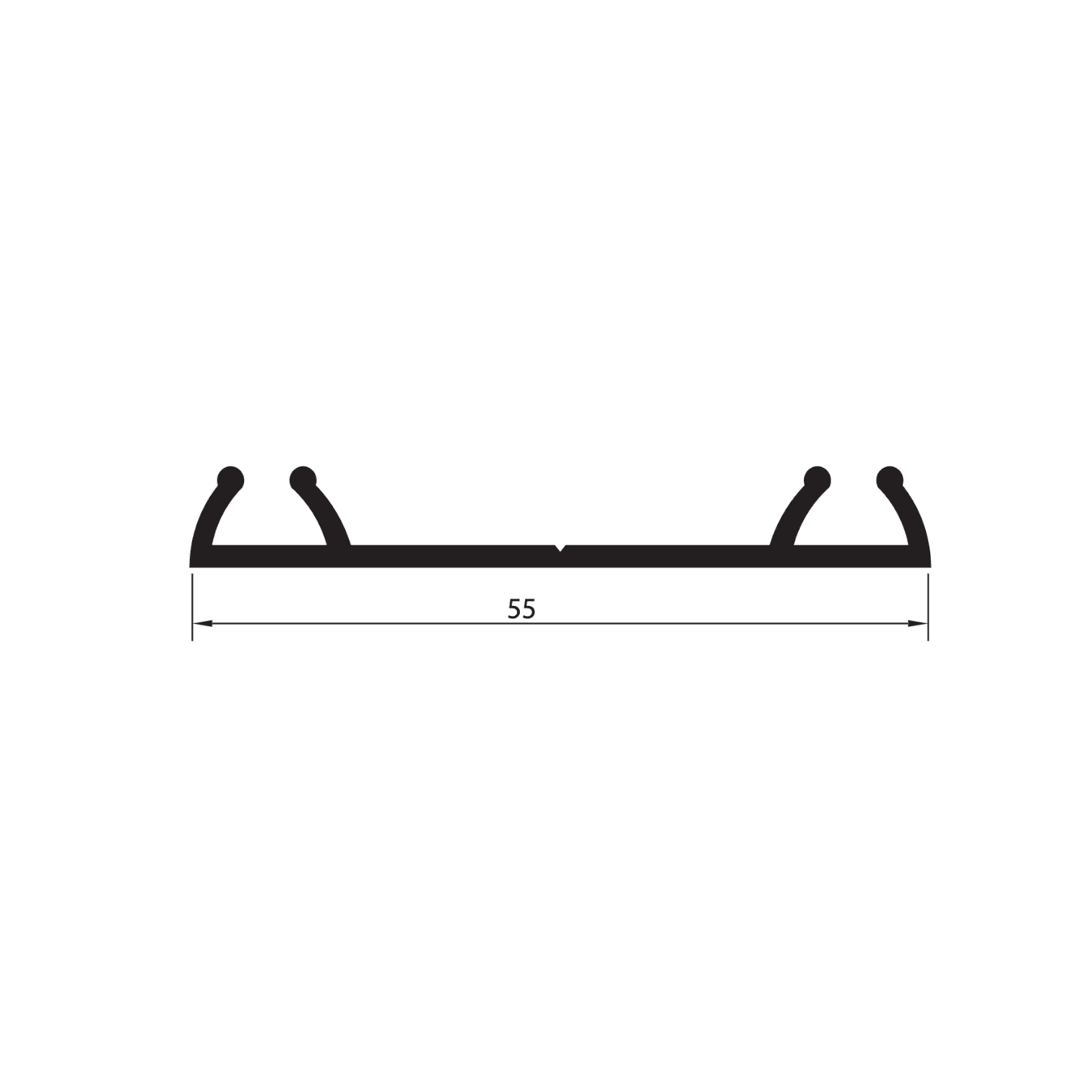 Alm Alt Üst Ray 5,5mm MD-1120B