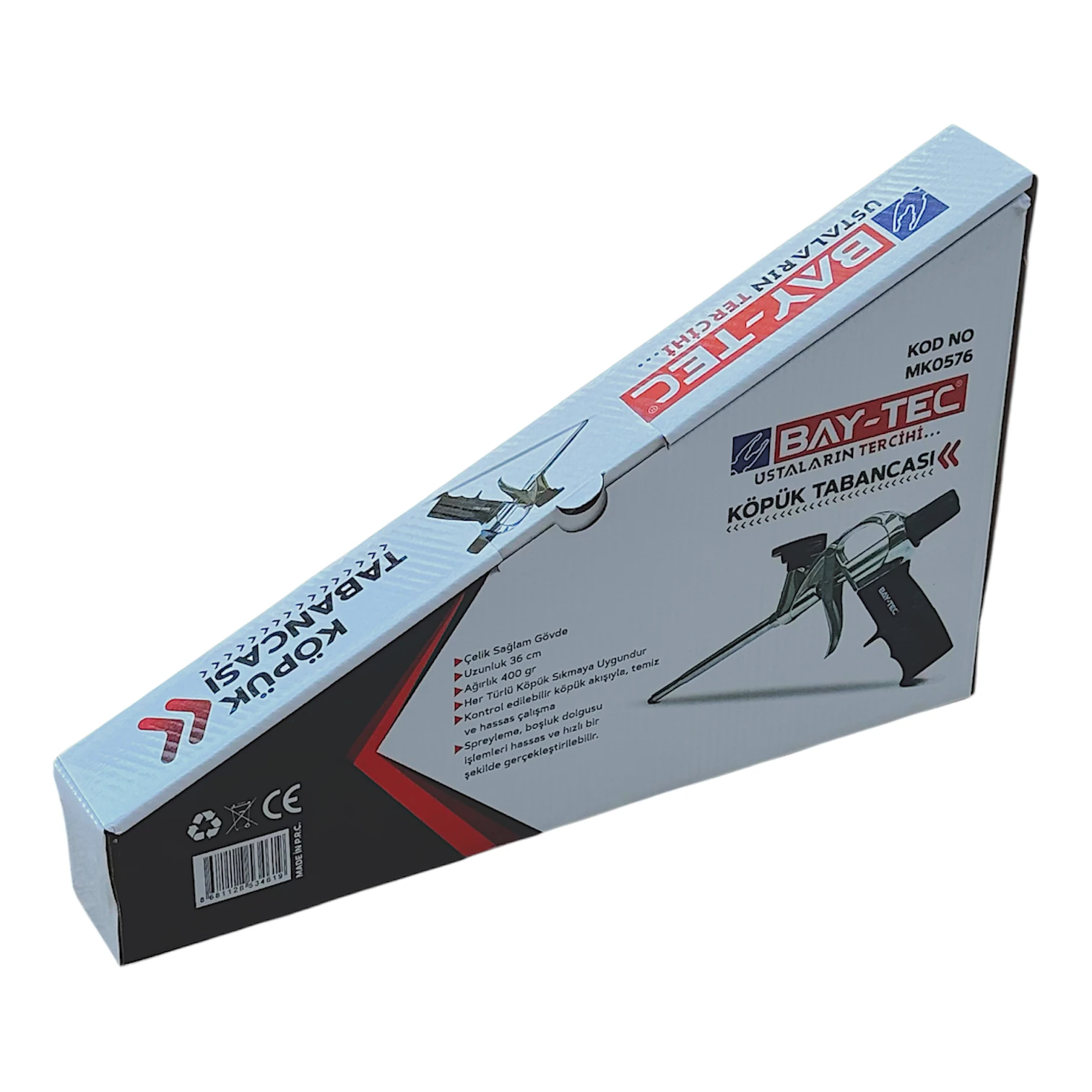 Bay-Tec Teflon Kaplamalı Köpük Tabancası -MK0576