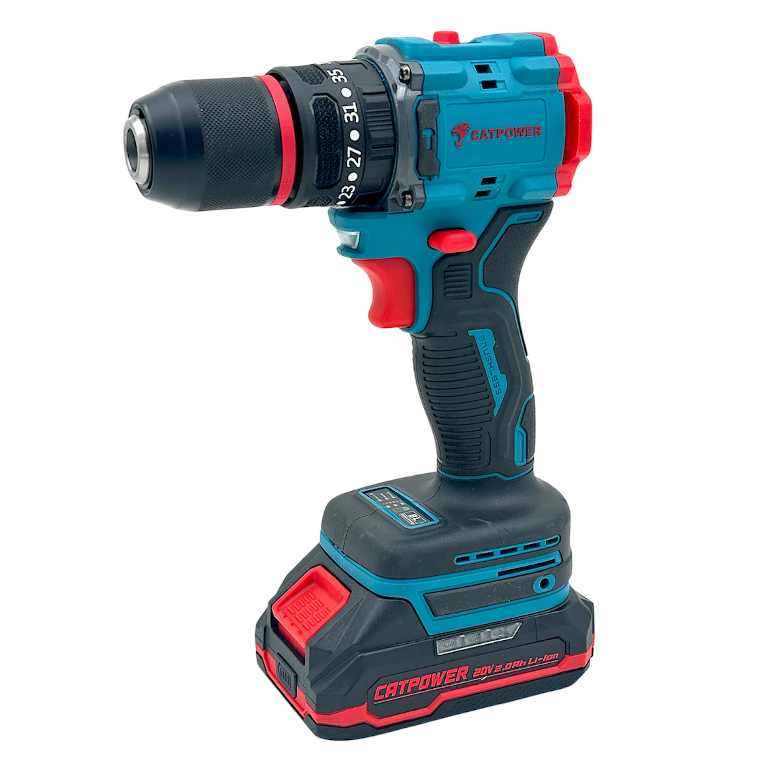 Catpower E1025 Kömürsüz Darbeli Akülü Vidalama Li-İon 20V 2.0Ah 13mm