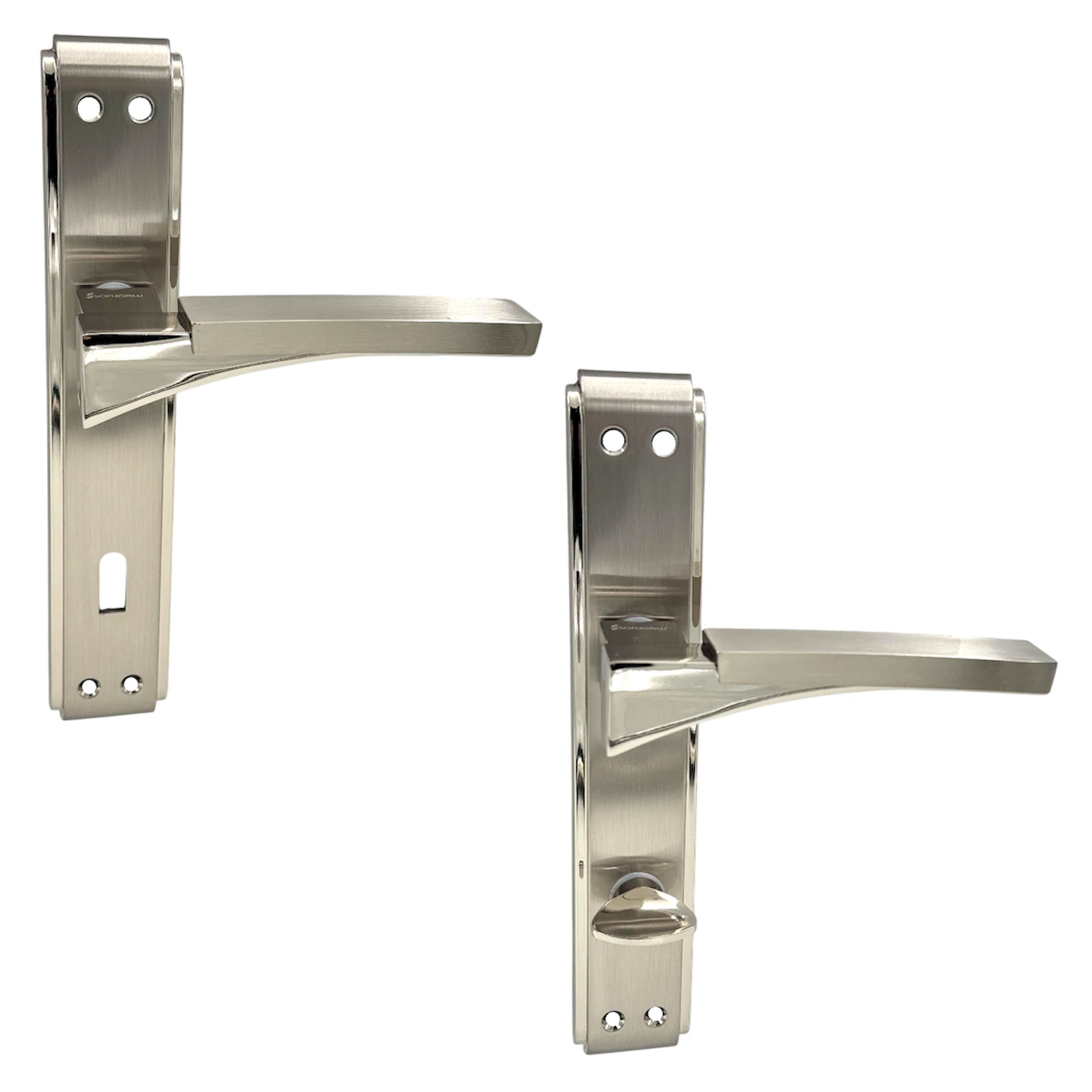 Sofuoğlu Mercan Anka Zamak Nikel Saten Aynalı Kapı Kolu