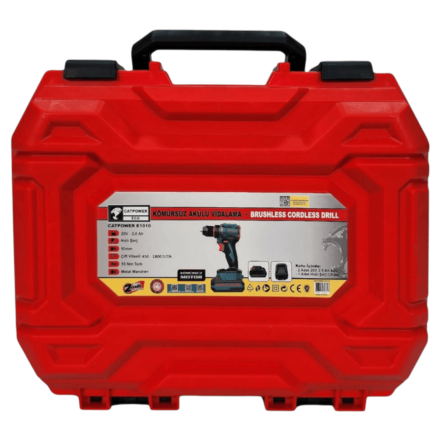 Catpower 1010 Kömürsüz Akülü Vidalama Li-İon 20V 2.0Ah 10mm