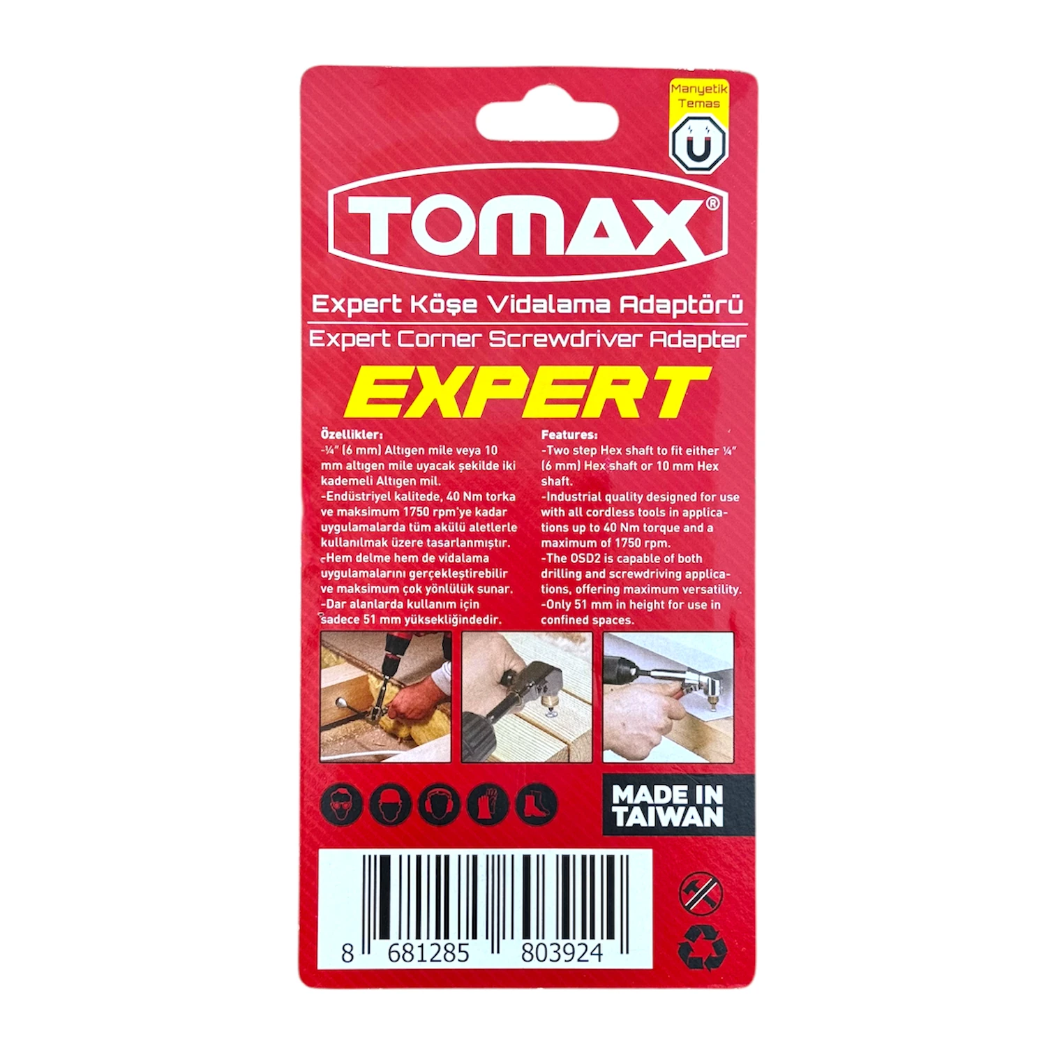 Tomax Expert Köşe Vidalama Aparatı