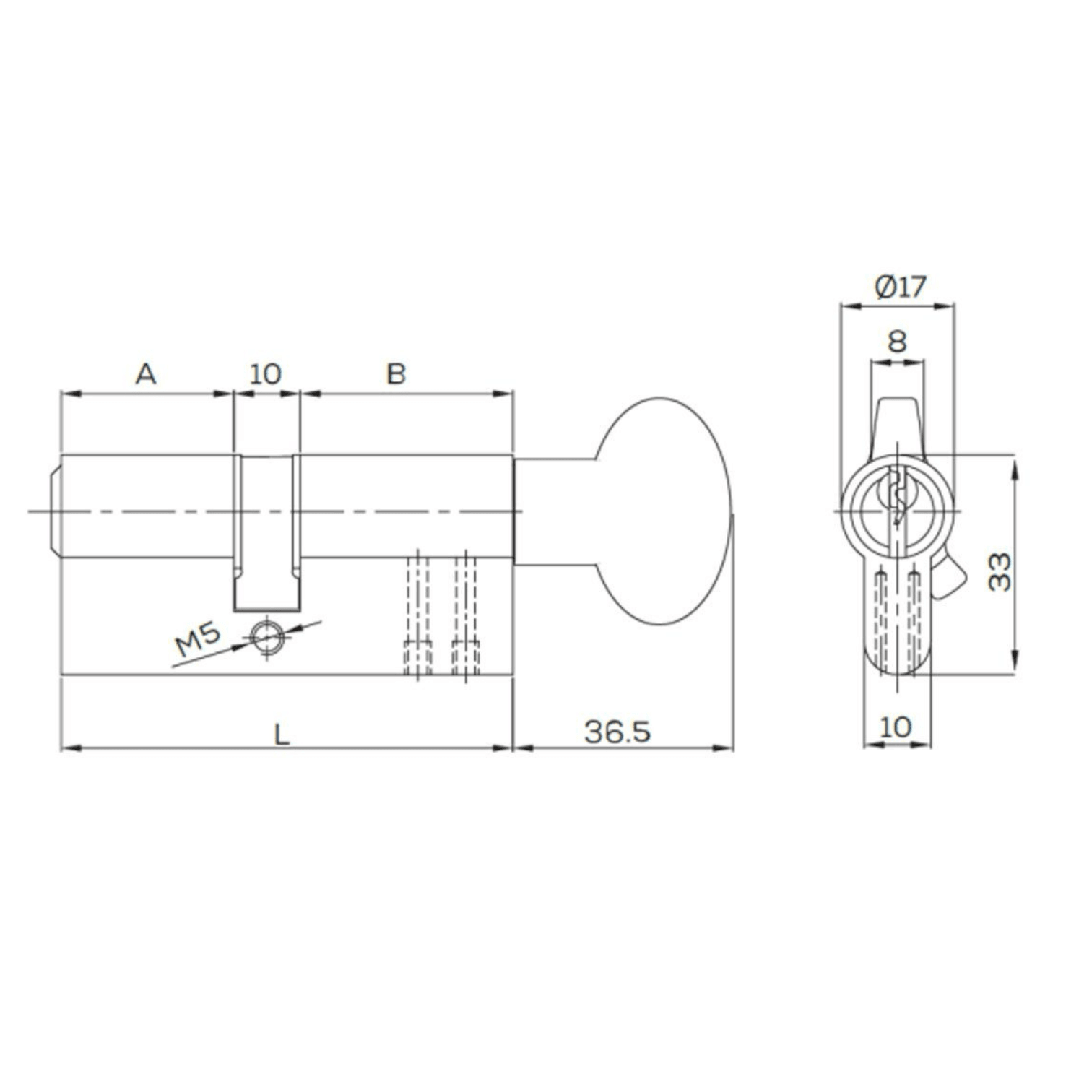 Kale Kilit 164 BME Mandallı Bilyalı Şifreli Çelik Pimli Barel 68mm