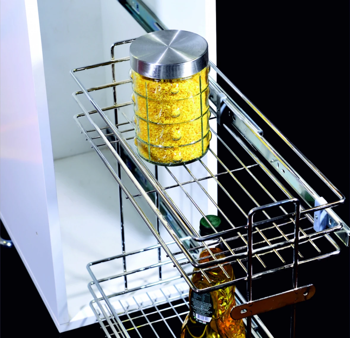 Değişim Teleskopik Yandan Raylı Şişelik