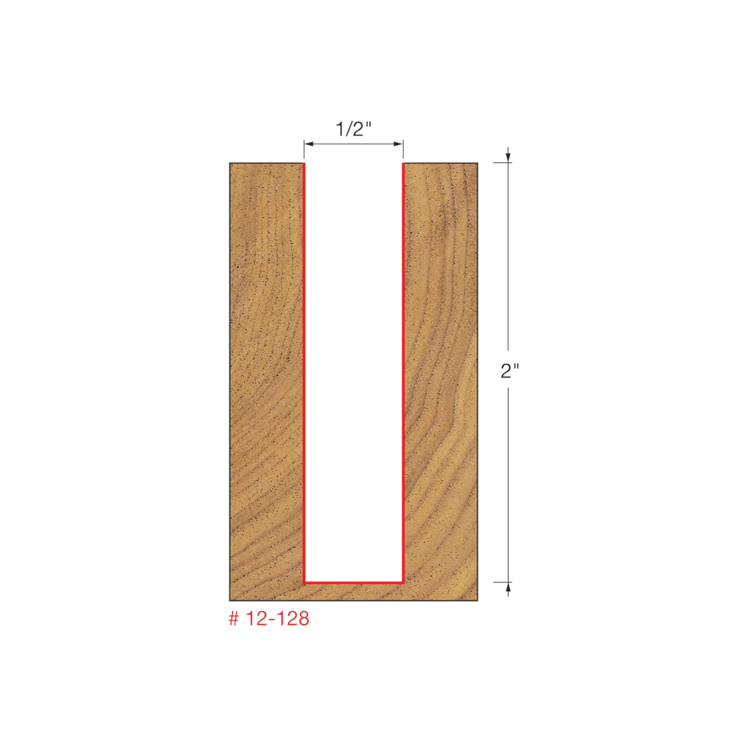 Freud Temizleme S.Freze Bıçağı 12-12912P (12x50,5x98x12 Z=2)