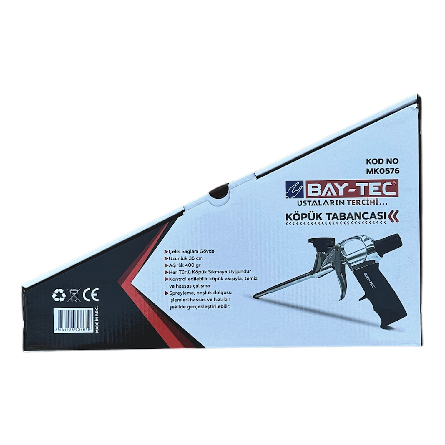 Bay-Tec Teflon Kaplamalı Köpük Tabancası -MK0576