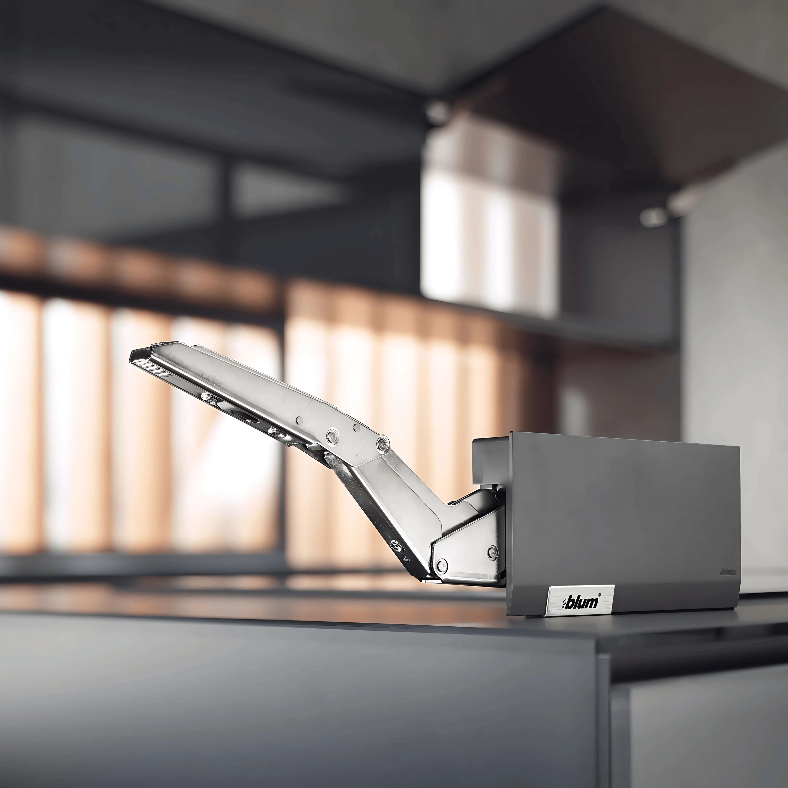 Blum Aventos HK-TOP Makas Kalkar Kapak Sistemi Gri