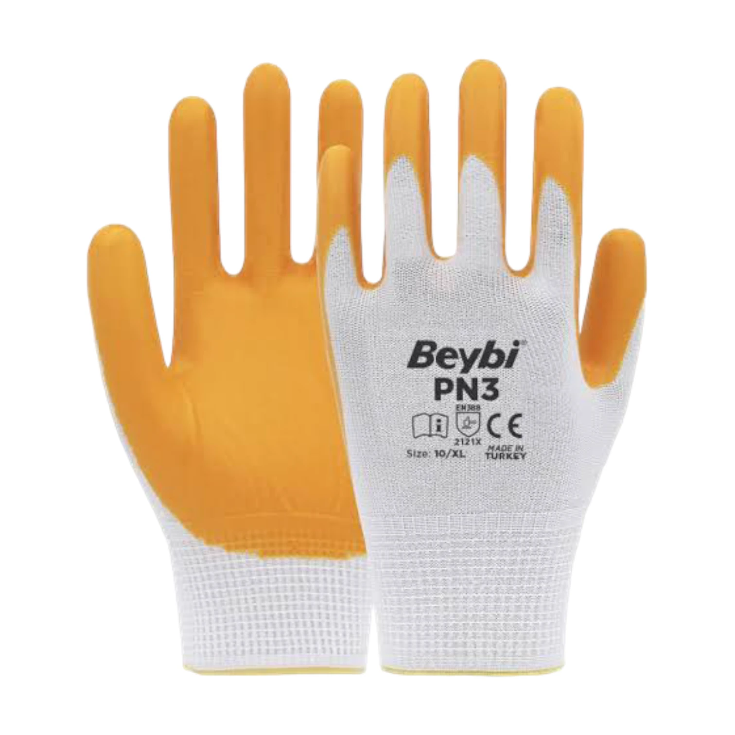 Beybi PN3 Nitril Sarı Eldiven