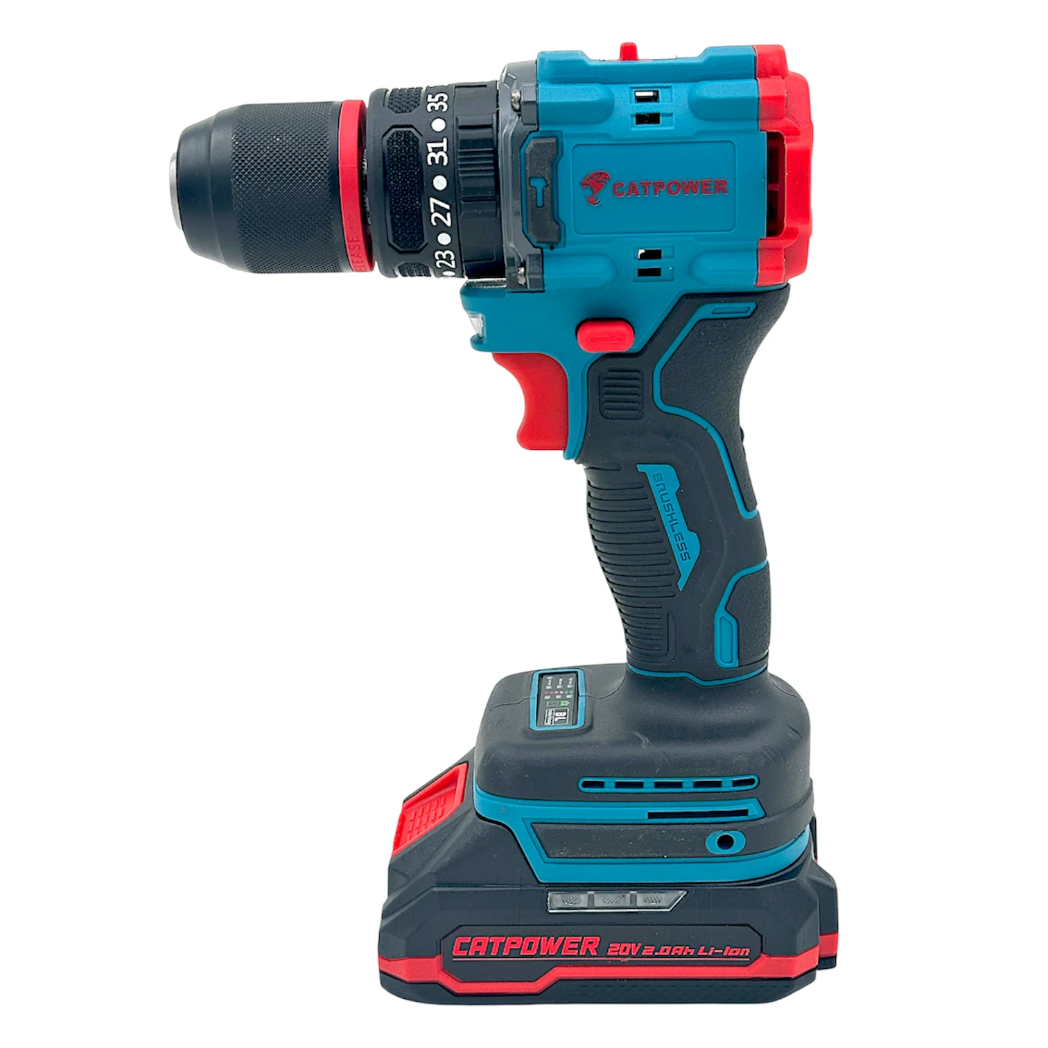 Catpower E1025 Kömürsüz Darbeli Akülü Vidalama Li-İon 20V 2.0Ah 13mm