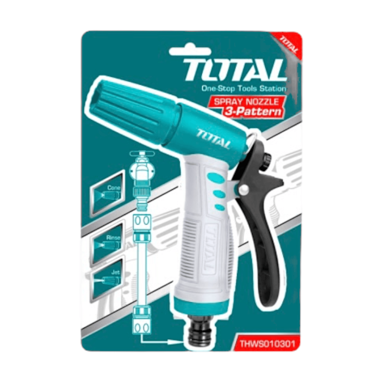 TOTAL Sulama Tabancası Plastik -THWS010301