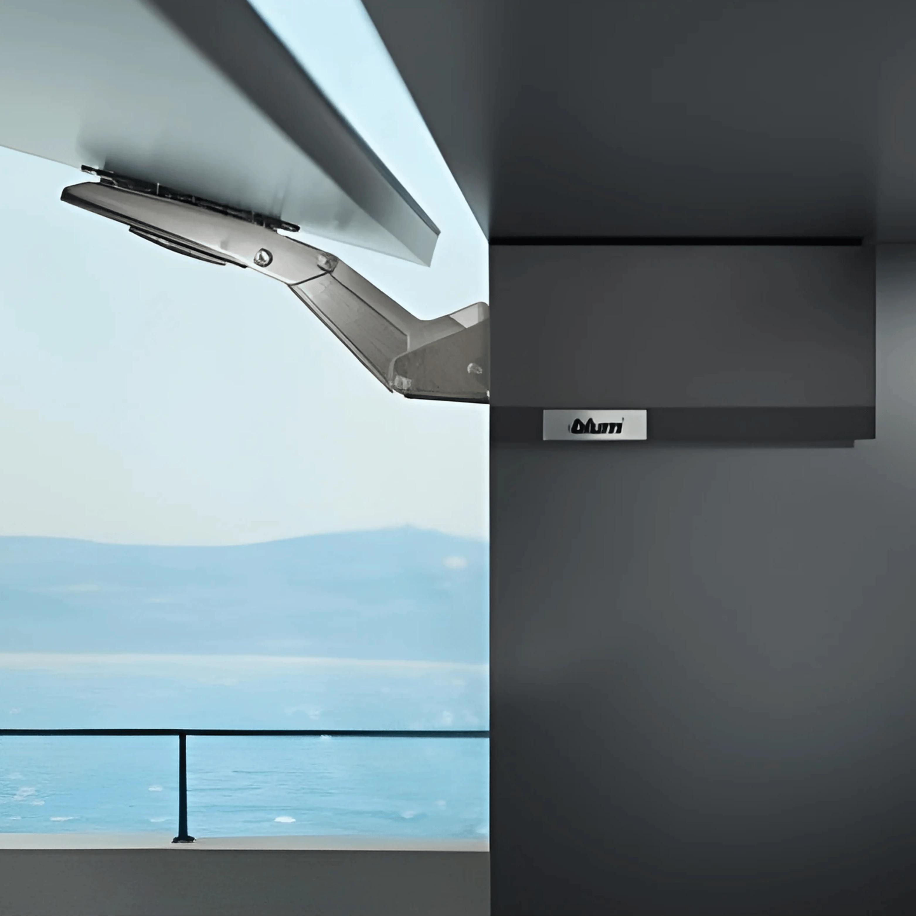 Blum Aventos HK-TOP Makas Kalkar Kapak Sistemi Gri