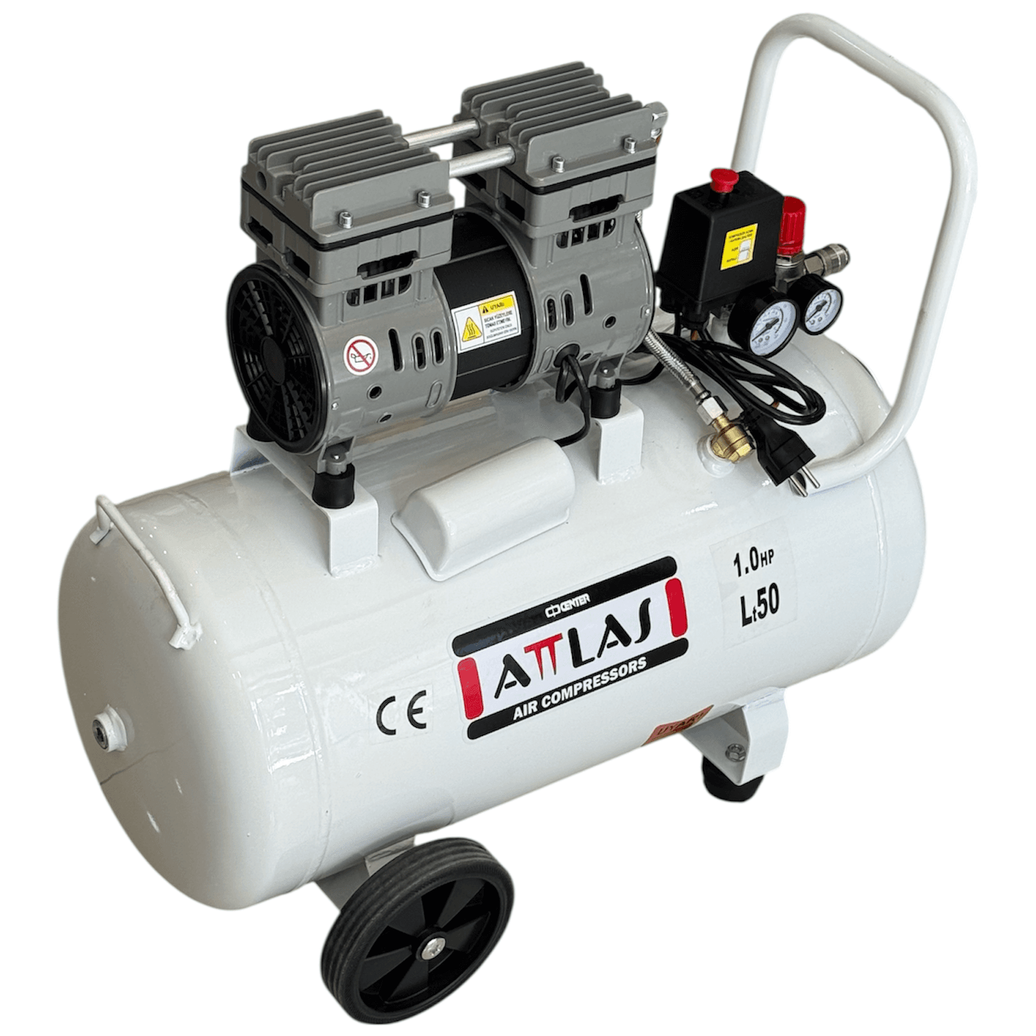 ATTLAS SC 1050J 2HP 50'lik Sessiz Monofaze Kompresör