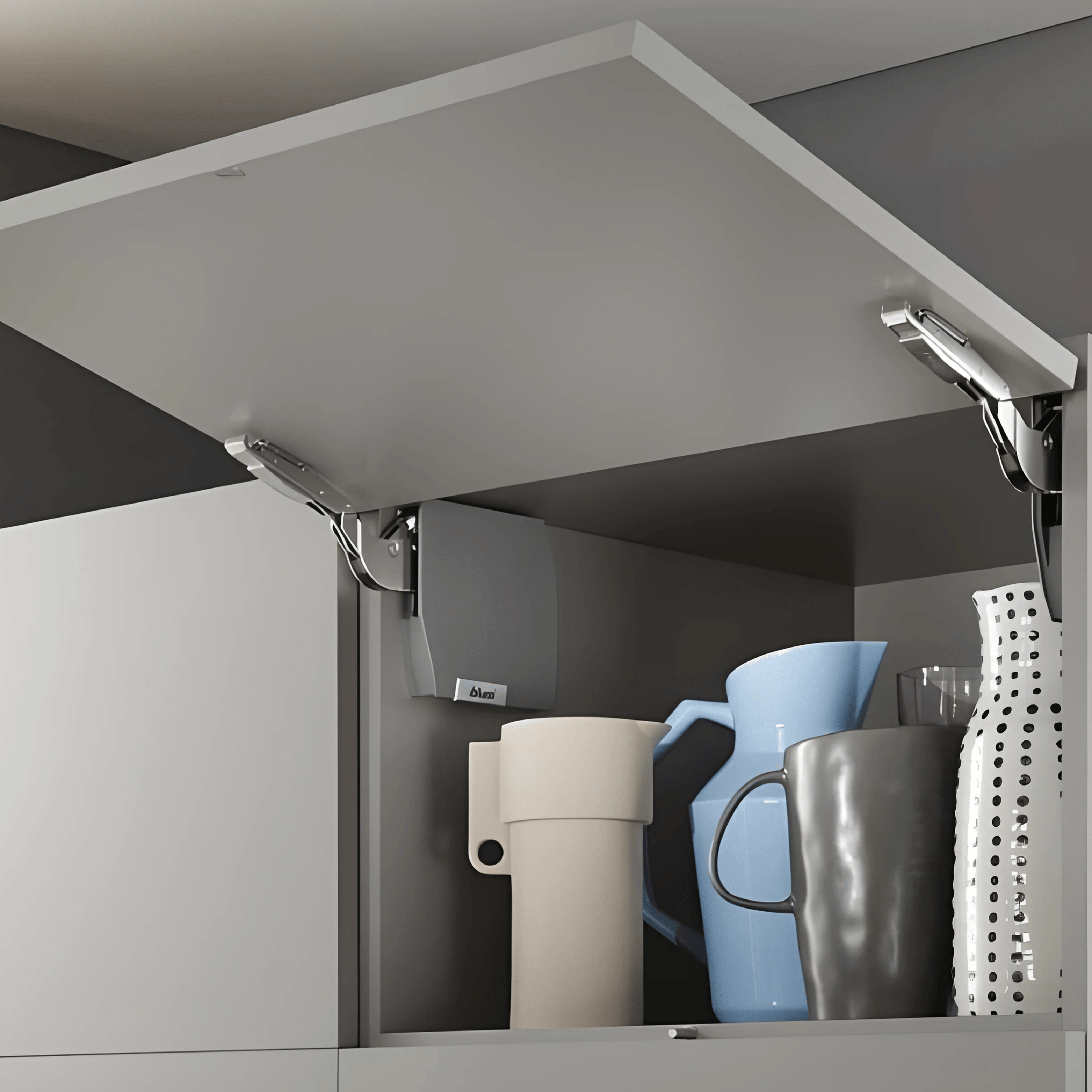 Blum Aventos HKS Makas Kalkar Kapak Sistemi Gri