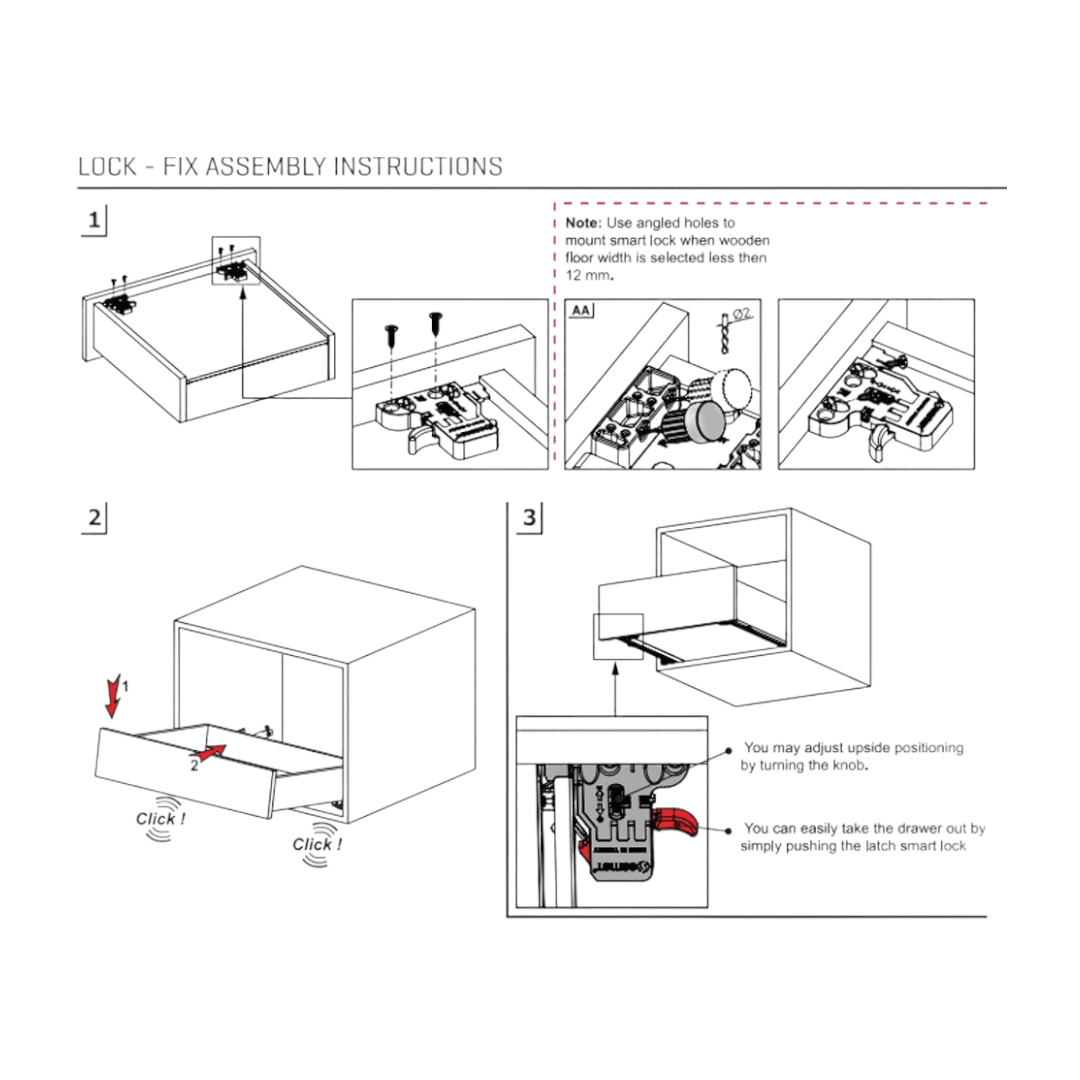 Samet Smart Slide Frenli Çekmece Rayı (Kısmi Açılım)