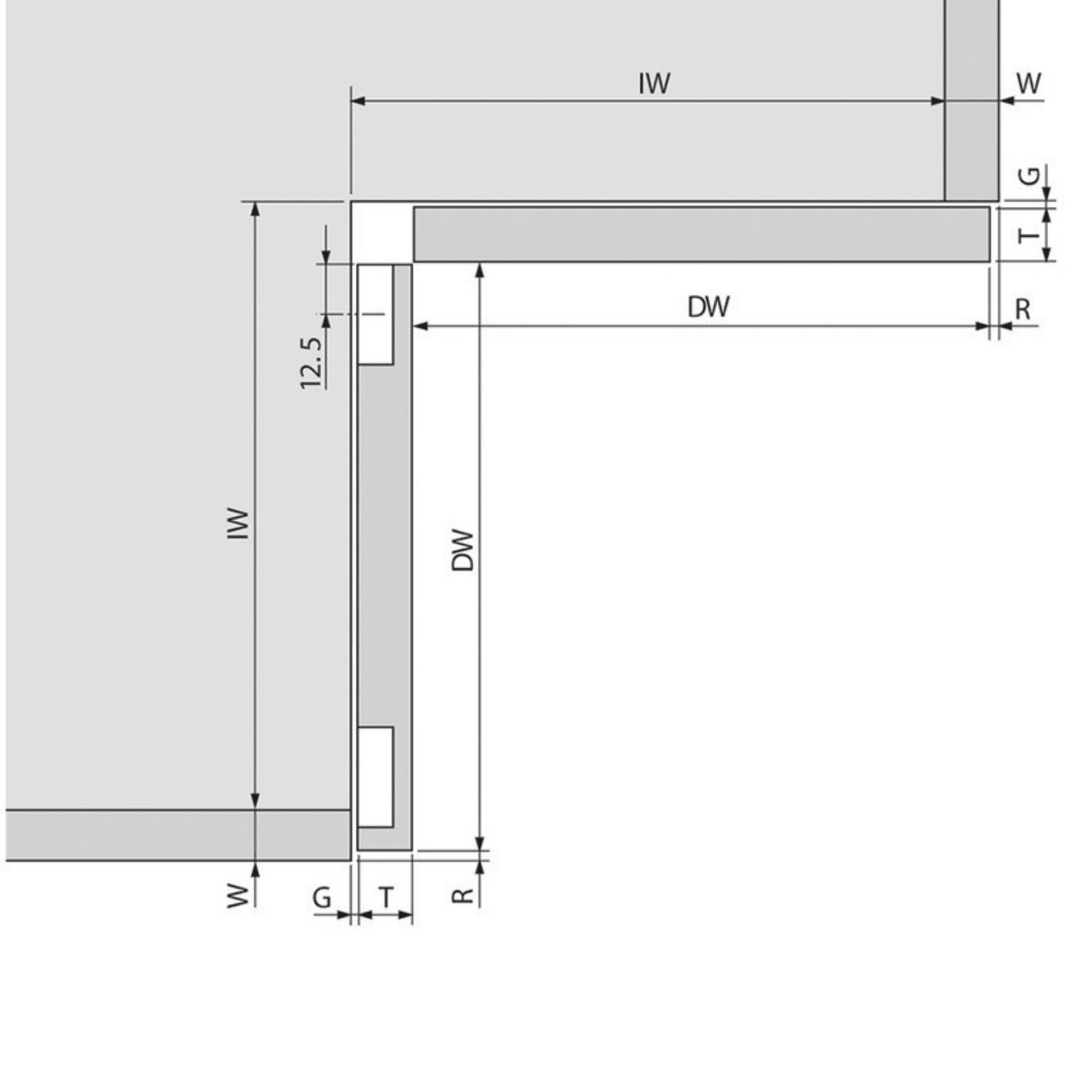 Blum Clip Top Köşe Katlanır Menteşe -79T9550